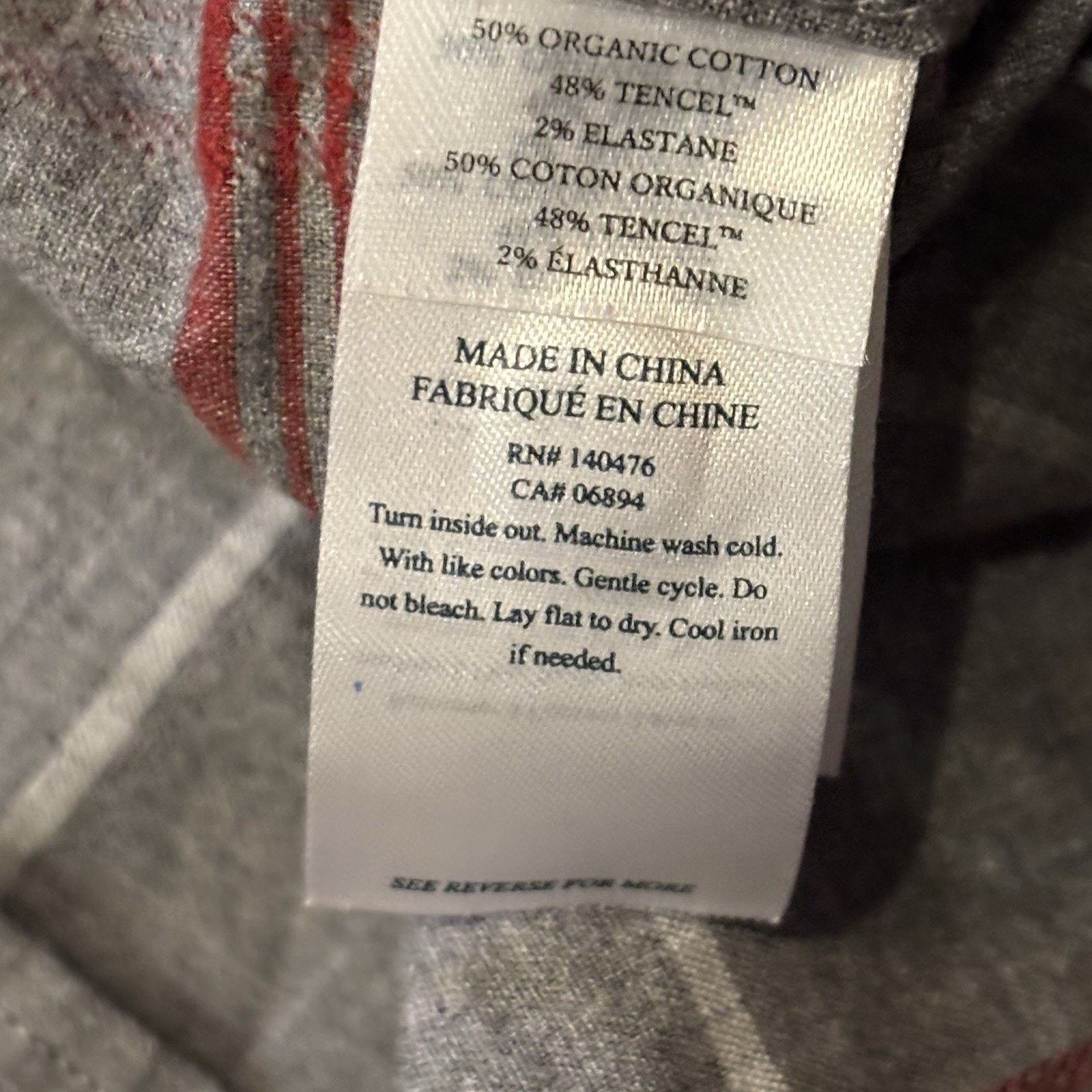 Faherty Faherty Juliet Gray & Red Plaid Flannel Shirt Women's Medium Size M / US 6-8 / IT 42-44 - 5 Thumbnail
