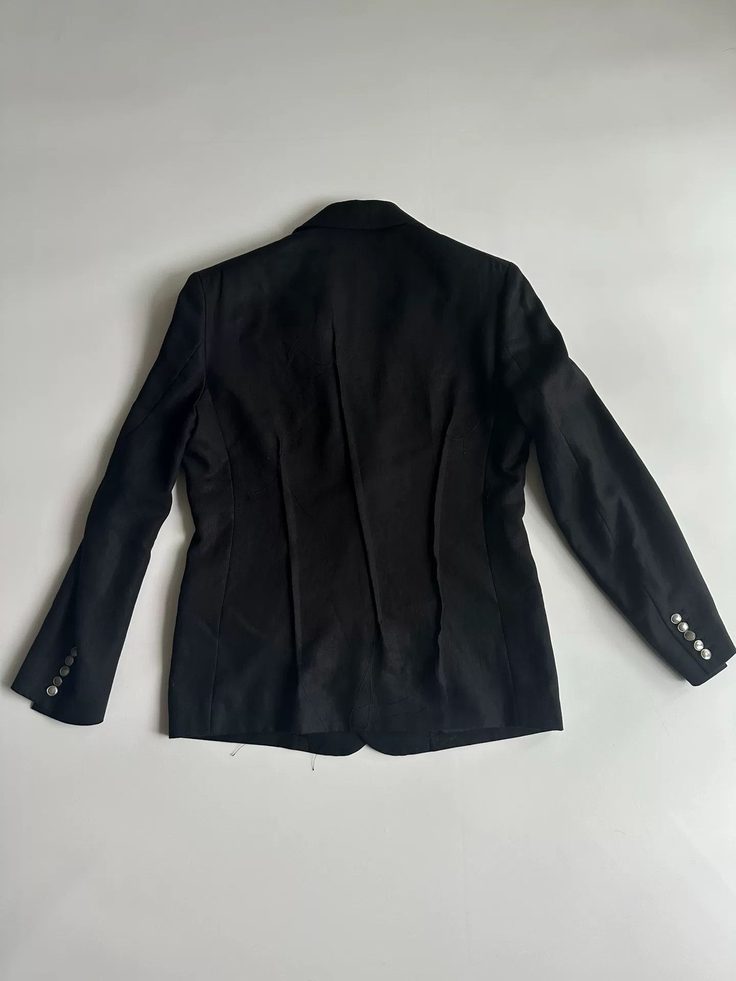 Sulvam SULVAM Distressed Blazer for Modern Style Size US L / EU 52-54 / 3 - 1 Thumbnail