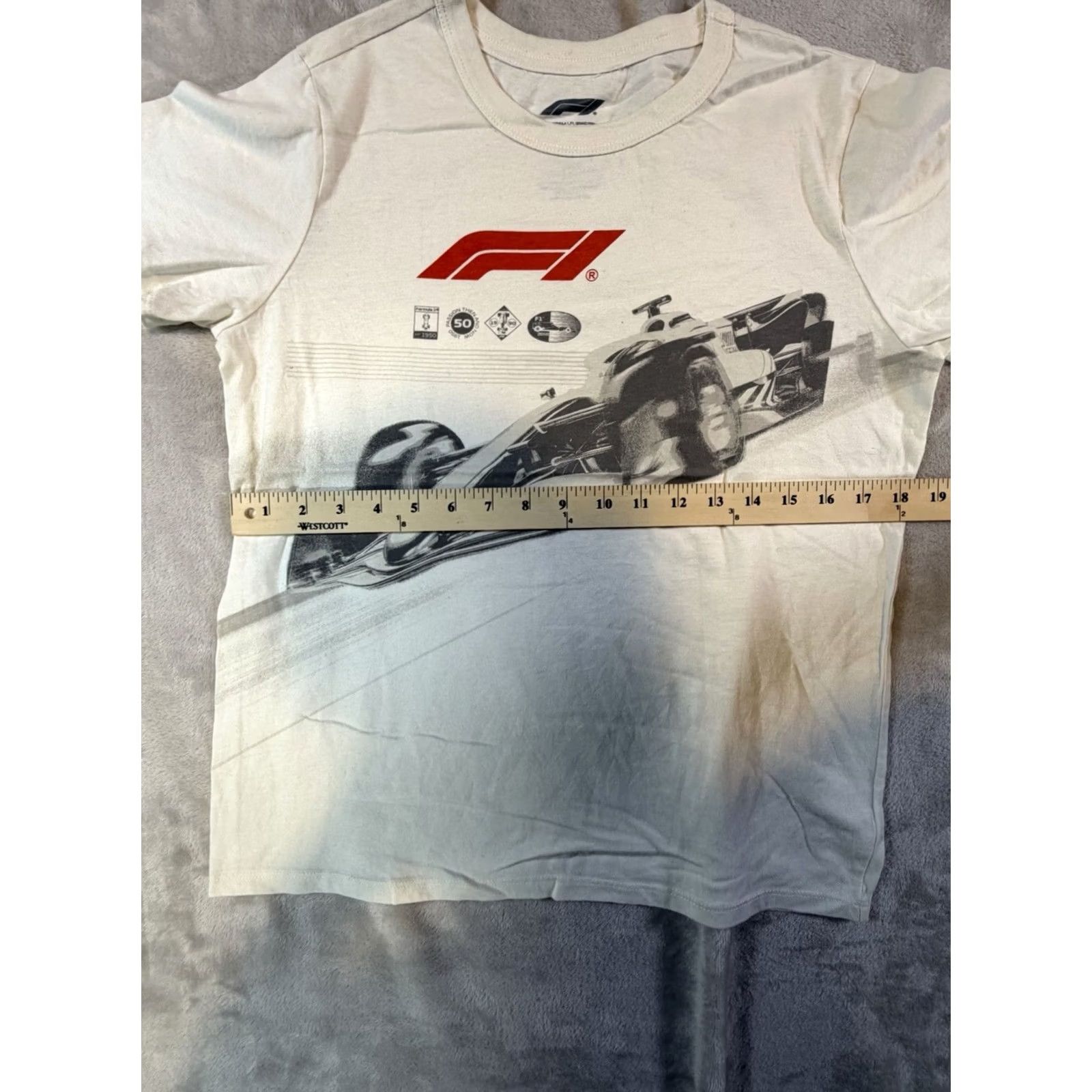 Vintage Hybrid Apparel Formula 1 Men's F1 Racing Graphic T-Shirt Size Small White Size US S / EU 44-46 / 1 - 4 Thumbnail