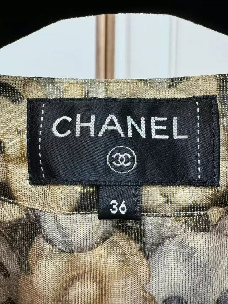 Chanel Chanel The out-of-print golden cat shirt Size XS / US 0-2 / IT 36-38 - 5 Thumbnail