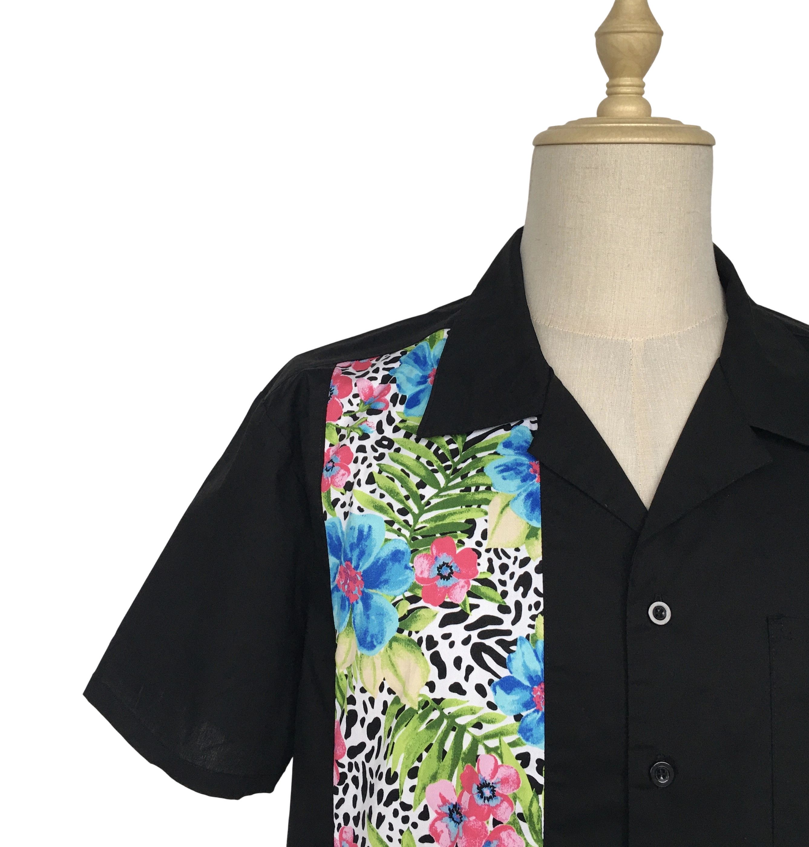 Other Mens Black Contrast Cactus Casual Hawaiian Shirts Size US XXL / EU 58 / 5 - 4 Thumbnail