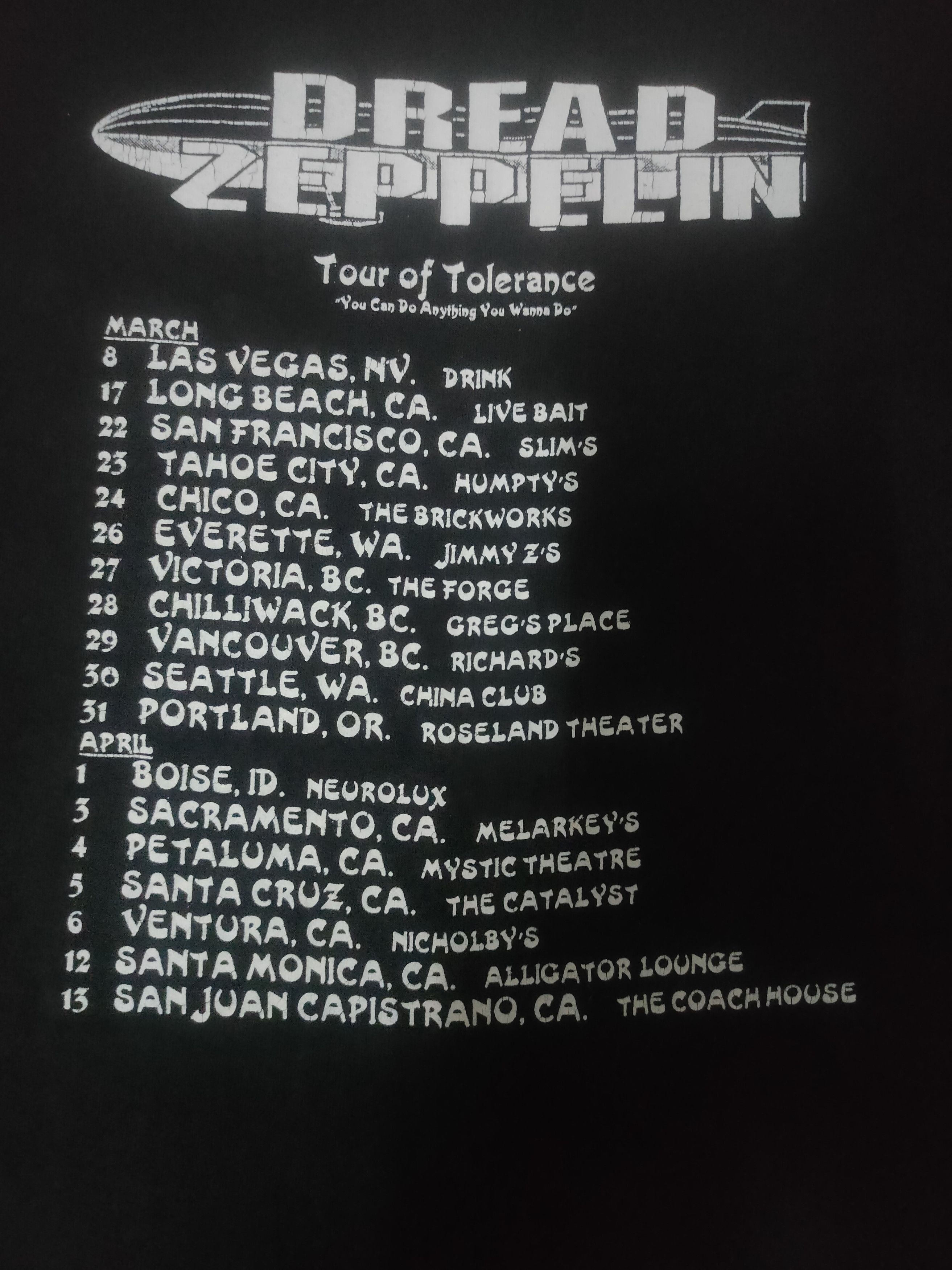 Art Comes First × Band Tees × Vintage Dread zeppelin X artwork's Size US XL / EU 56 / 4 - 4 Thumbnail
