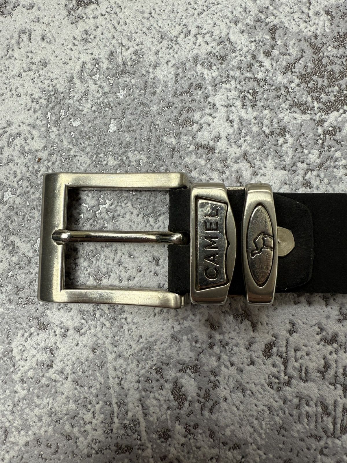 Camel Vintage Camel Monogram Leather Belt Men Y2K Rare 90s Size ONE SIZE - 11 Thumbnail