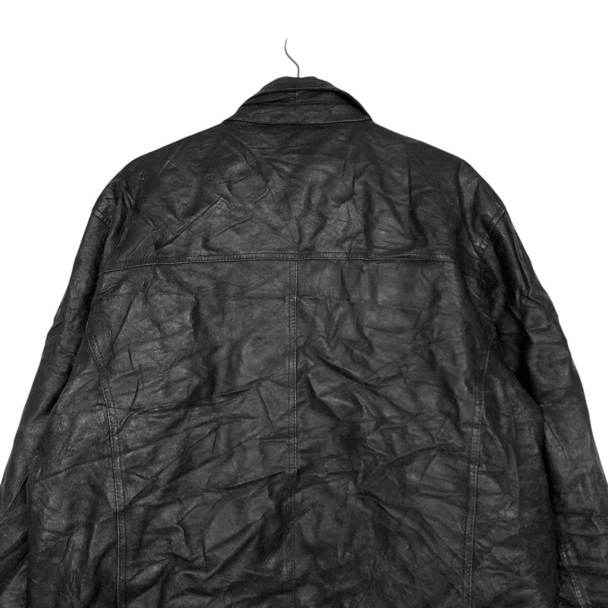 Japanese Brand 📌Vintage Leather Biker Jacket Angelo Litrico Issey Miyake Size US M / EU 48-50 / 2 - 10 Thumbnail