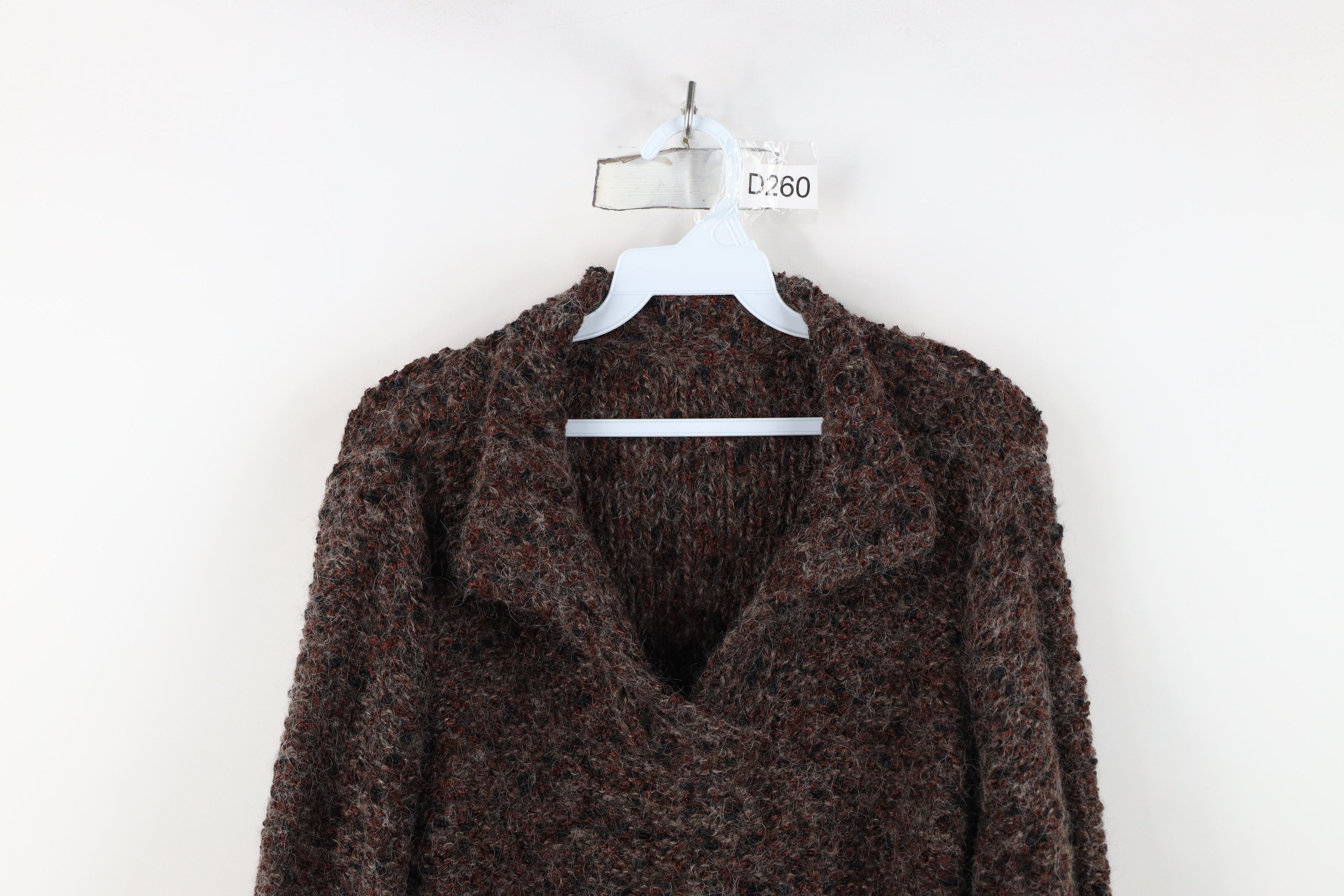 Vintage Vintage 60s Streetwear Mohair Wool Knit Collared Sweater Size S / US 4 / IT 40 - 2 Thumbnail