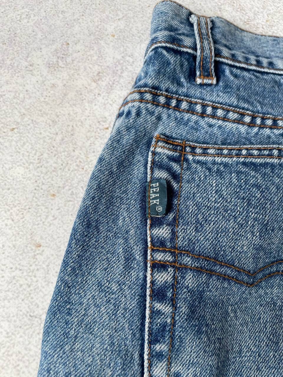 Peak Performance × Vintage Vintage Peak Performance Washed Blue Denim Baggy Pants Y2K Size US 34 / EU 50 - 5 Thumbnail