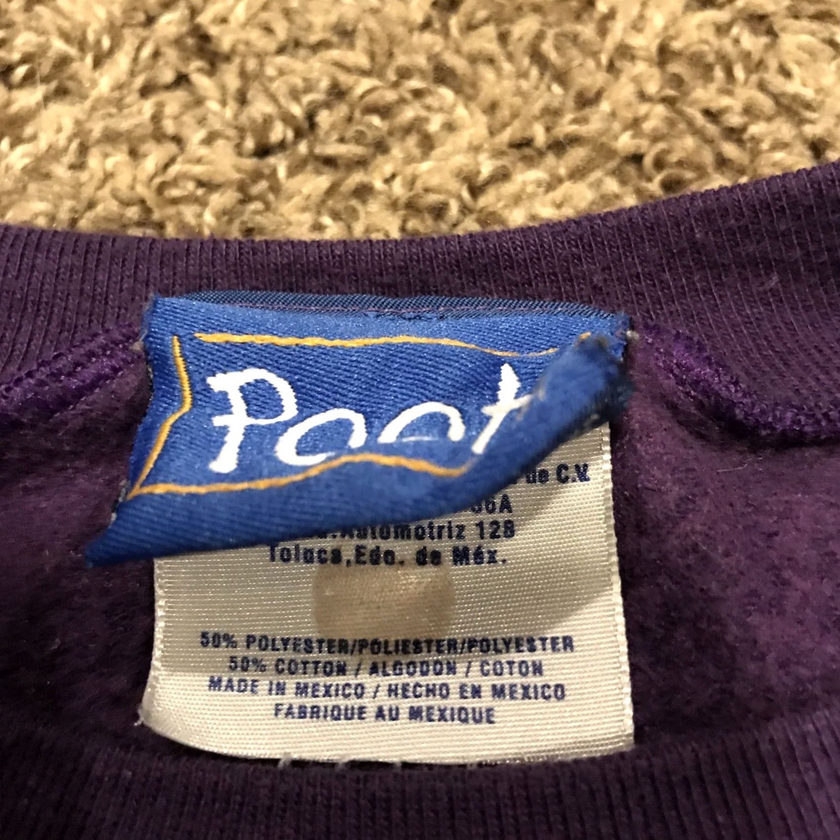 Disney VTG Disney Winnie the Pooh Sweatshirt Crewneck Sweater Purple Adult XL 90s B8 Size US XL / EU 56 / 4 - 4 Thumbnail