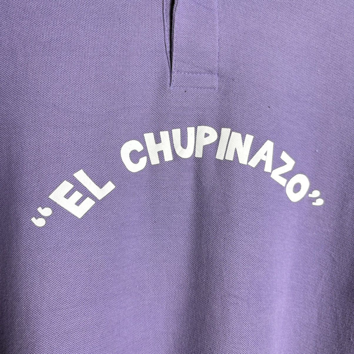 Vintage Vintage 80s El Chupinazo Skeleton Polo Shirt Size US M / EU 48-50 / 2 - 4 Thumbnail