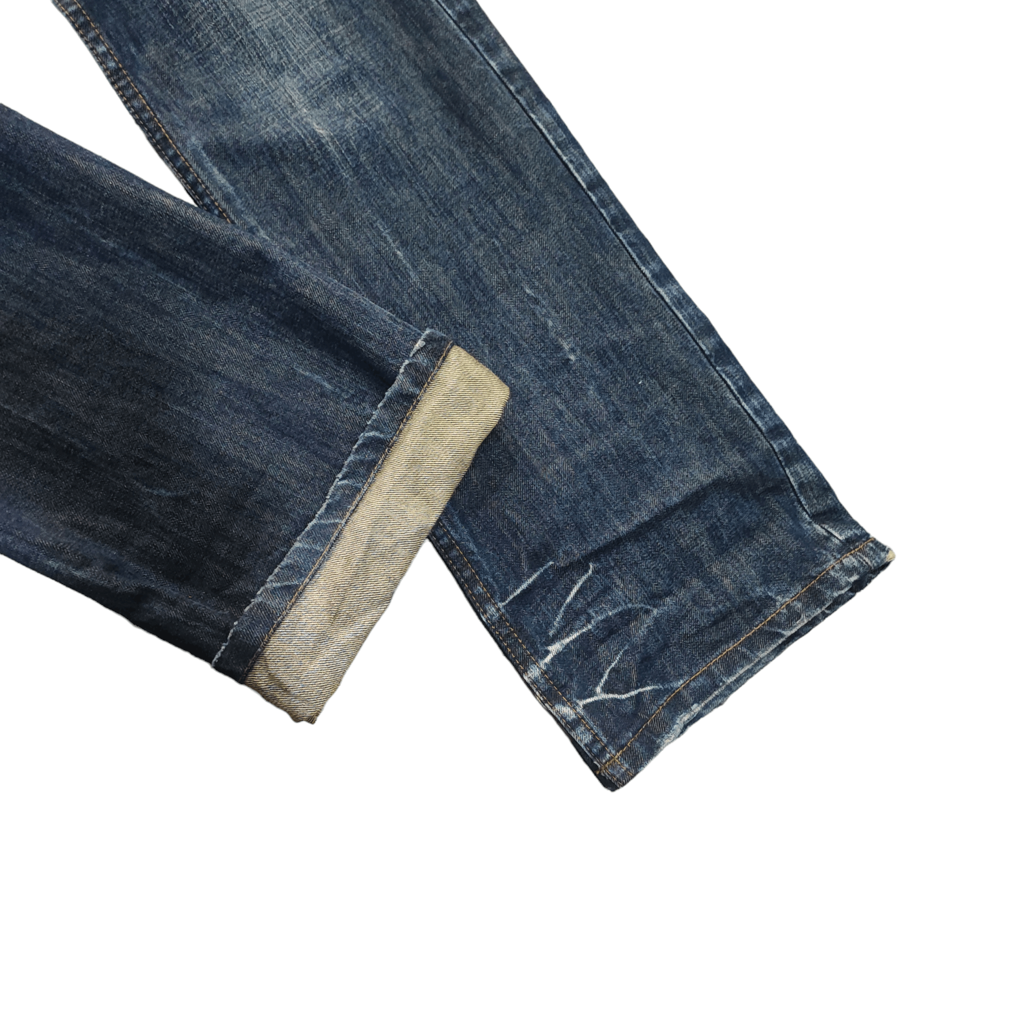 If Six Was Nine STEAL RARE BACK NUMBER DISTRESSED LEATHER PATCH POCKET Size US 32 / EU 48 - 8 Thumbnail