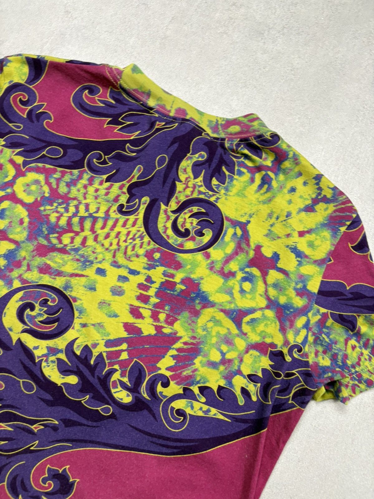 Versace Versace Jeans Couture All-Over Baroque Psychedelic T-Shirt M Size M / US 6-8 / IT 42-44 - 18 Thumbnail