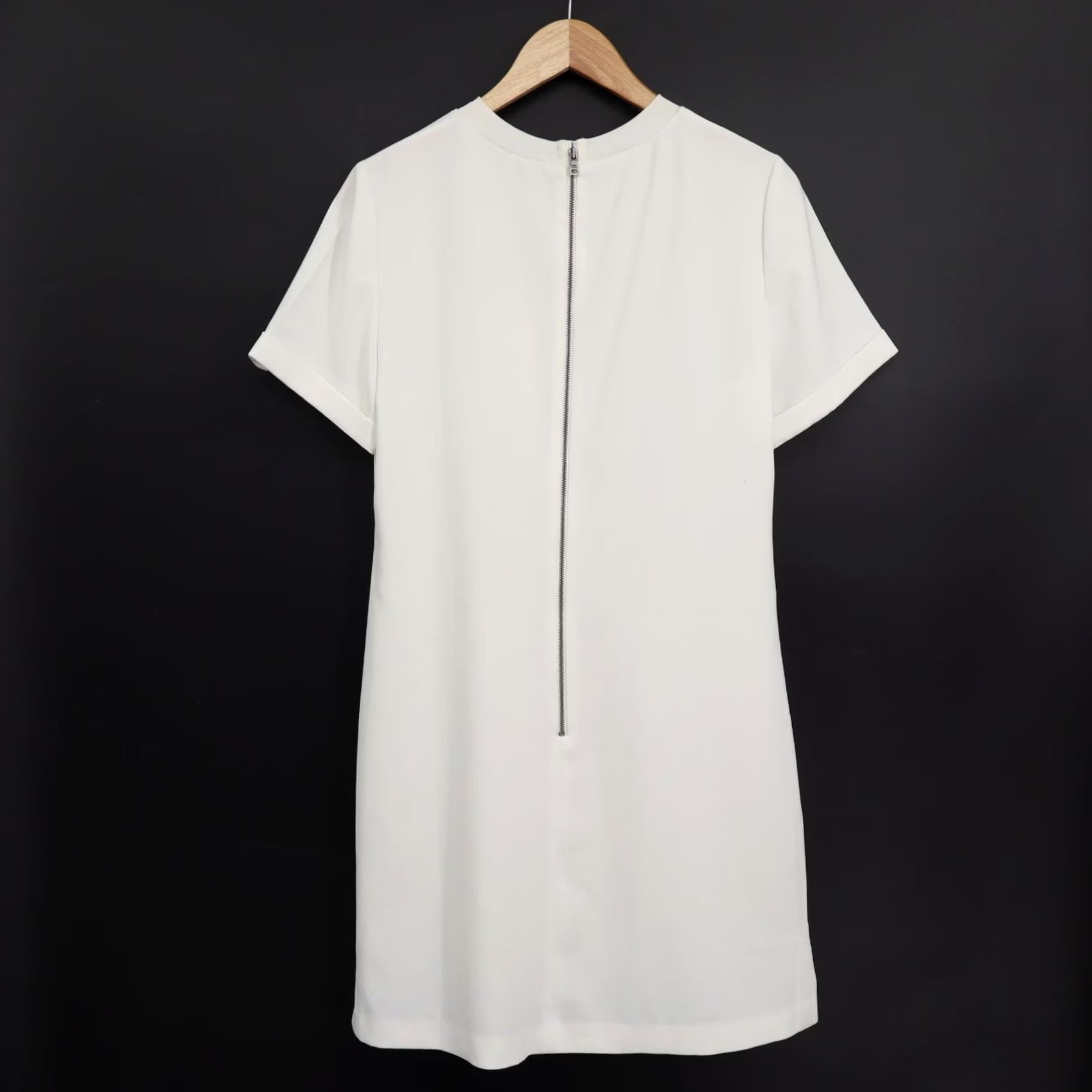 Alice + Olivia Alice & Olivia Women's Catalina Tee Shirt Dress White Sz M Size M / US 6-8 / IT 42-44 - 3 Thumbnail