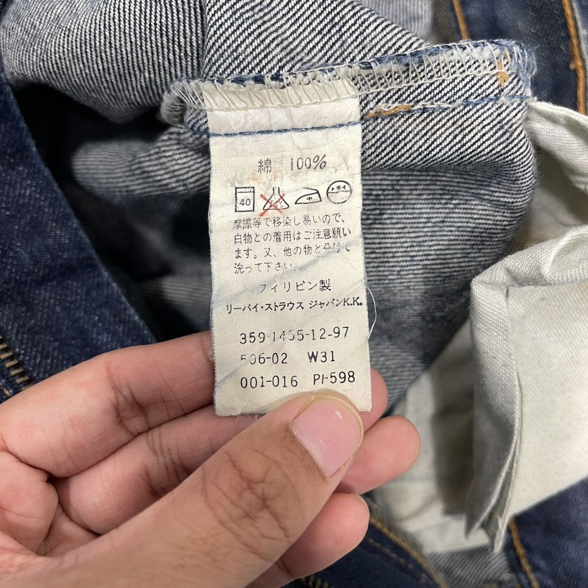 Levi's Levis Zipper Fly Faded Dirty Jeans Distressed Jeans W31 Size US 31 - 19 Thumbnail