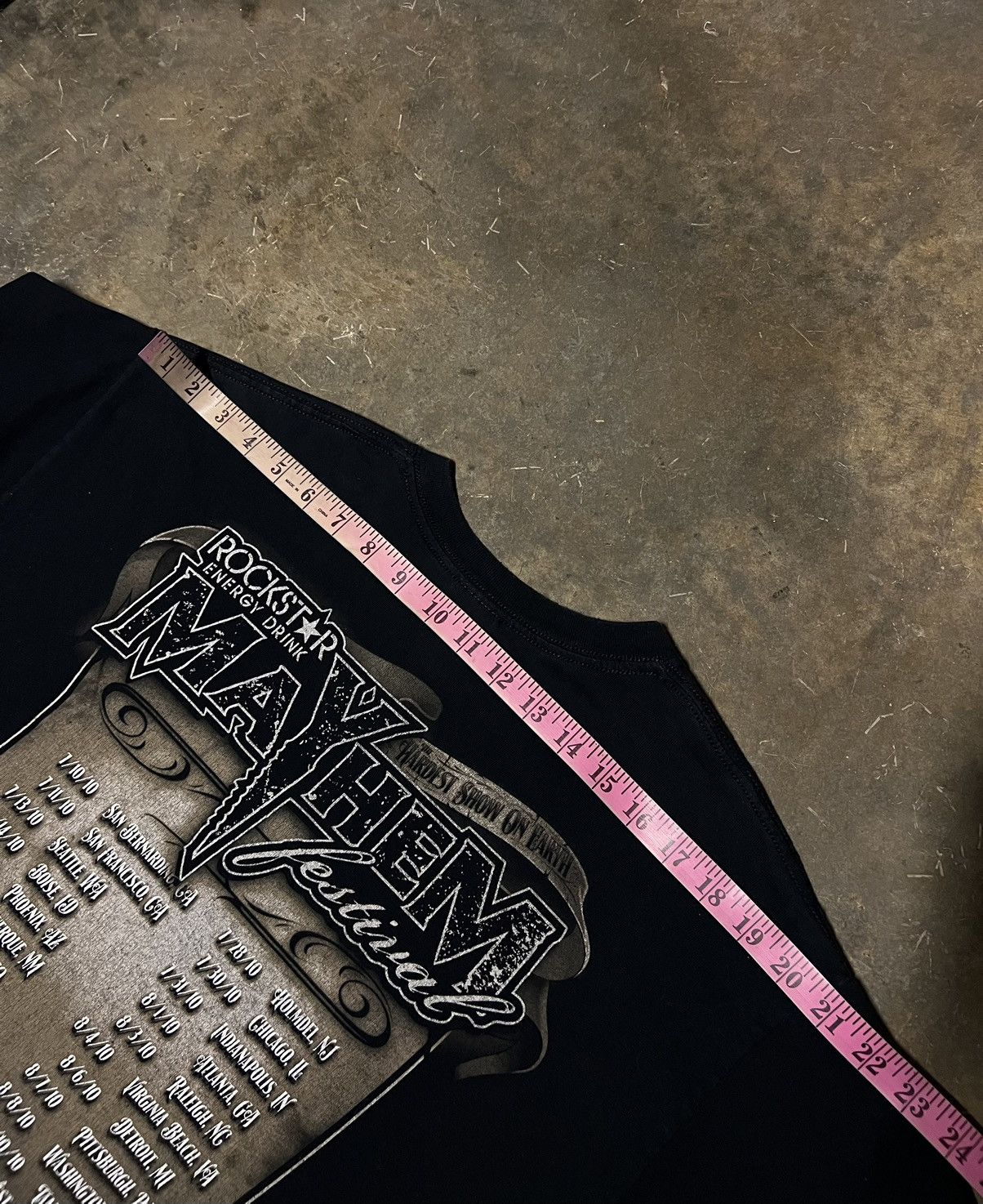 Affliction Sick Y2K Rockstar energy Mayhem 2010 Festival T Shirt Size US L / EU 52-54 / 3 - 7 Thumbnail