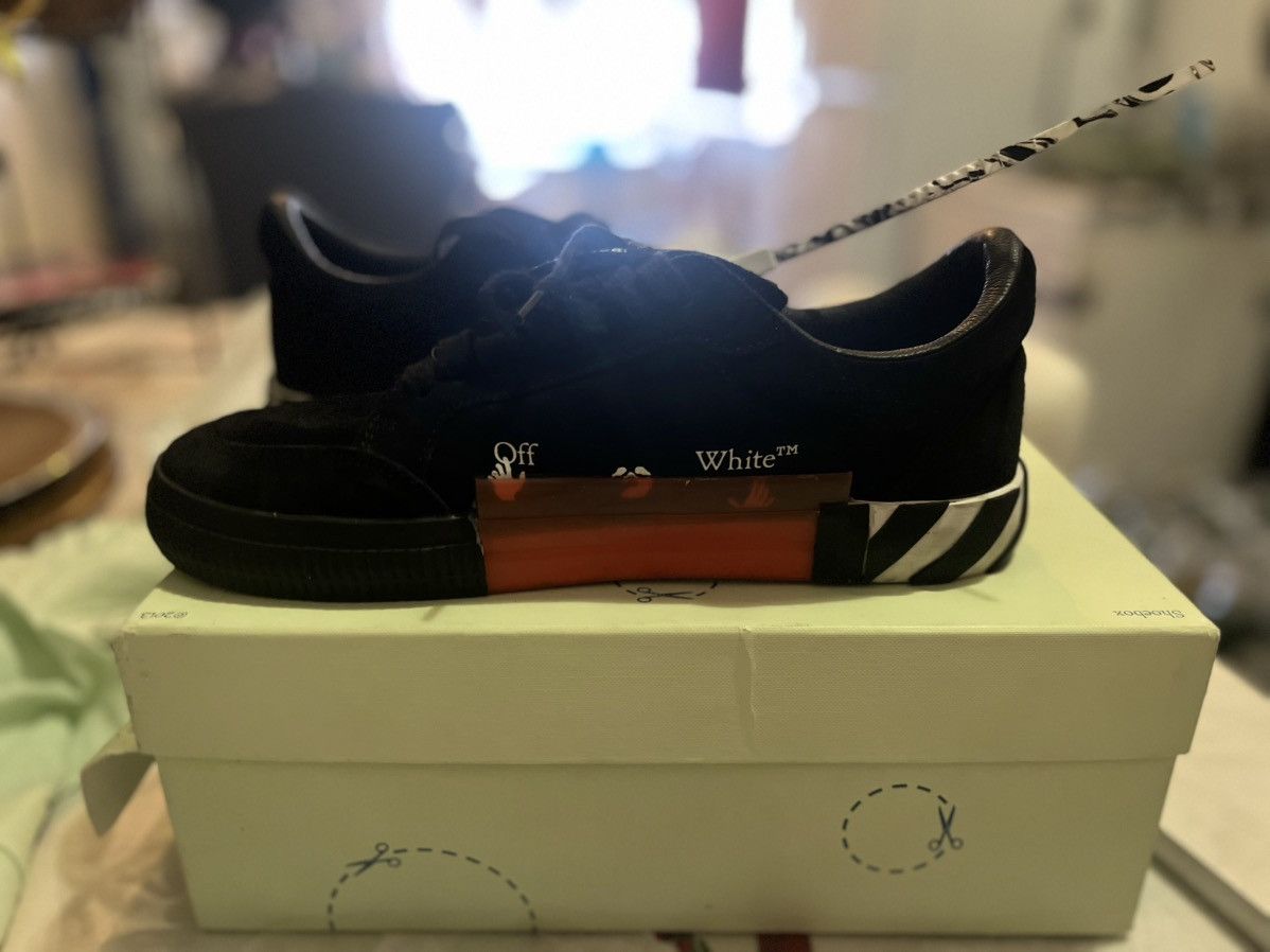 Off-White OFF-WHITE Vulc Low Black/Green SS21 Size US 10 / EU 43 - 4 Thumbnail
