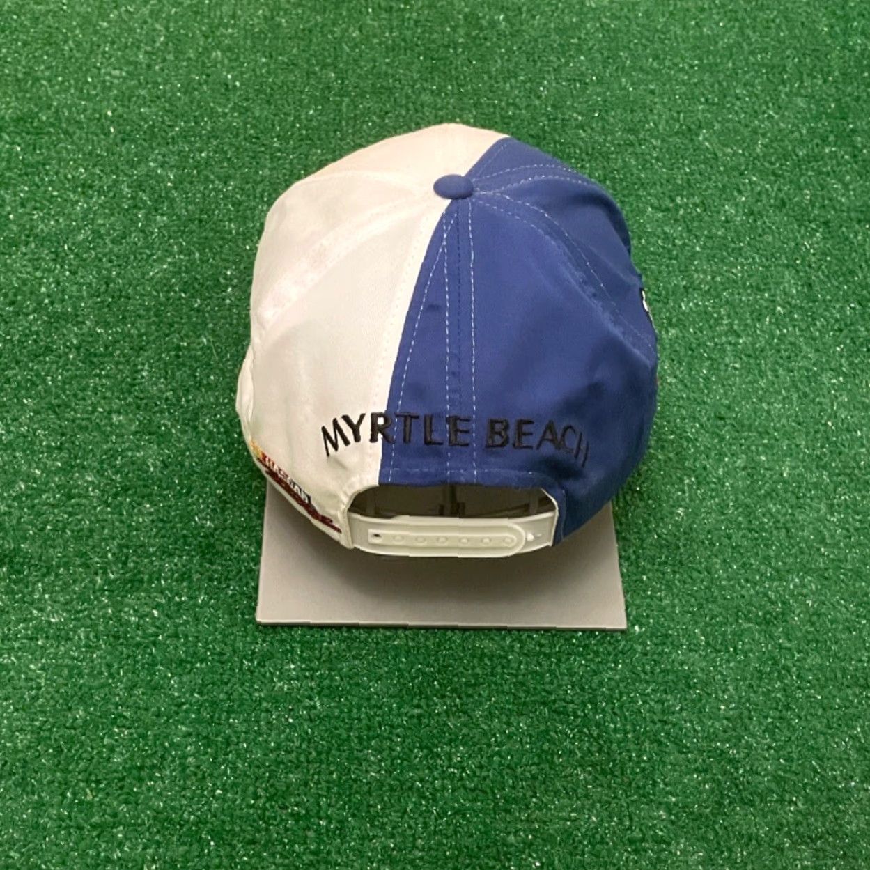 NASCAR VINTAGE 90s NASCAR Cafe Big Logo Racing VTG SnapBack Hat Adult Myrtle Beach Size ONE SIZE - 3 Thumbnail