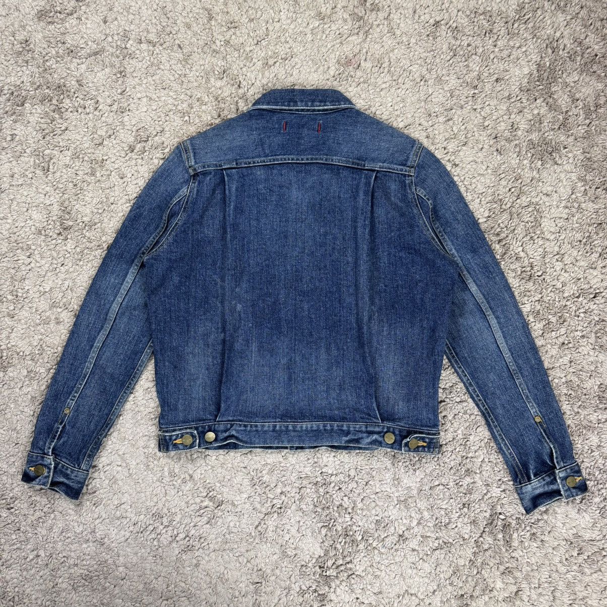 Japanese Brand Beams Red Card Denim Jacket Size M / US 6-8 / IT 42-44 - 2 Thumbnail