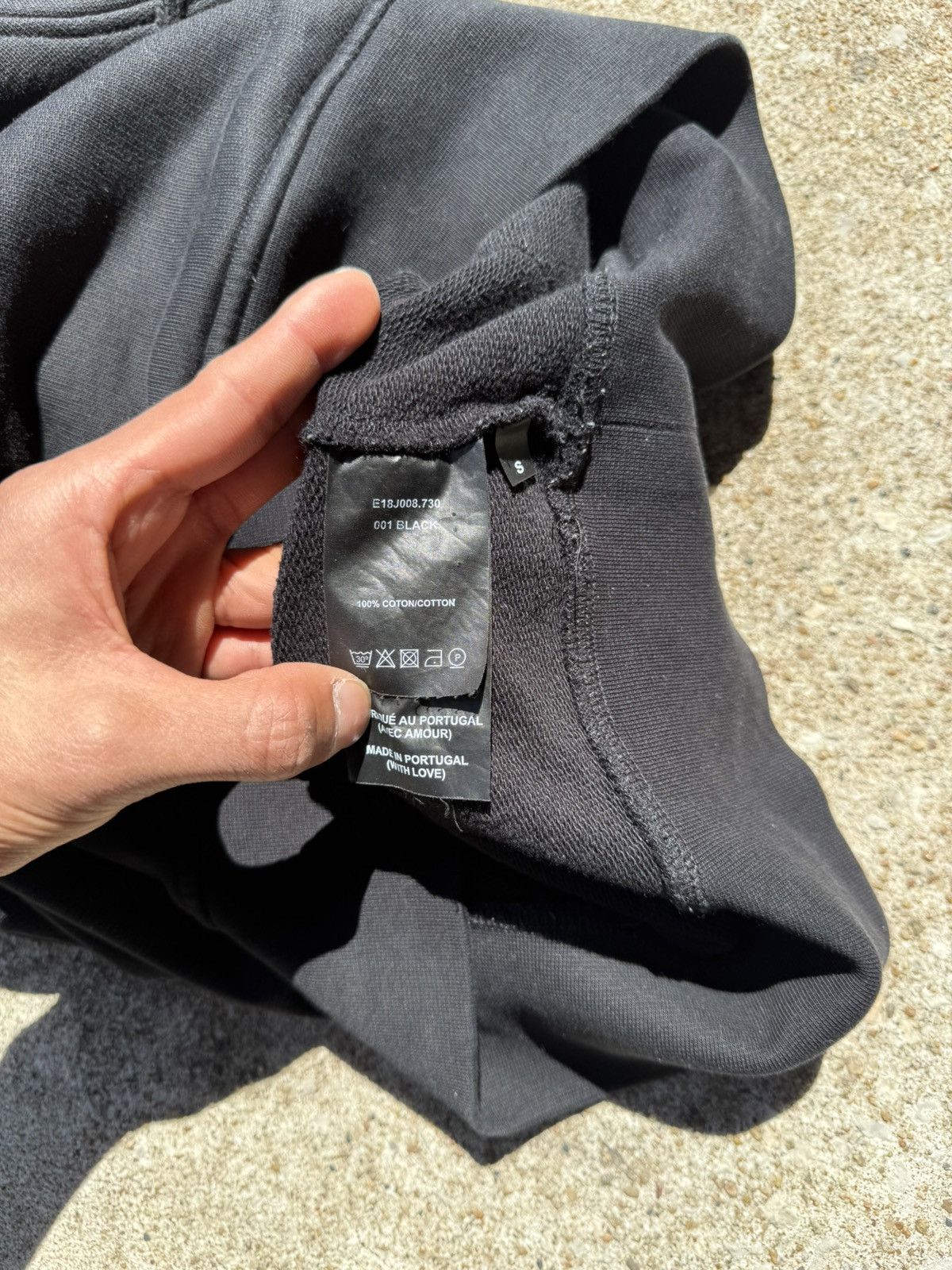 AMI AMI Paris Ami De Coeur Cotton Black Hoodie Size US S / EU 44-46 / 1 - 6 Thumbnail