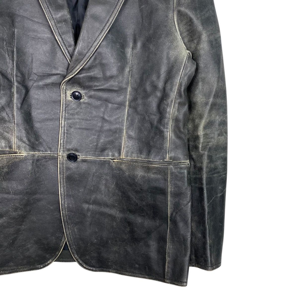 Comme Ca Ism × Japanese Brand × Leather Comme ca du mode patina leather jacket coat Size US M / EU 48-50 / 2 - 4 Thumbnail