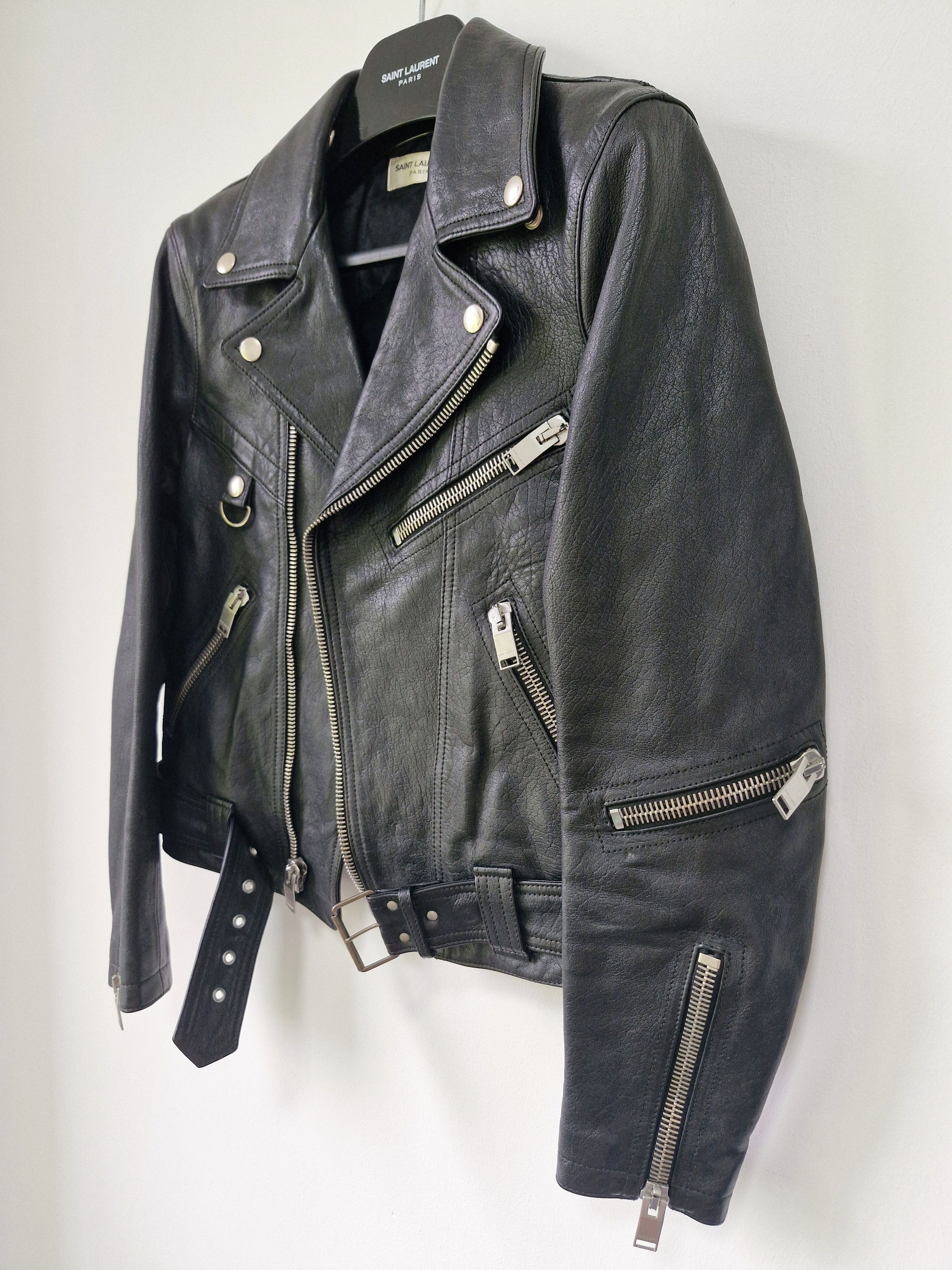 Saint Laurent Paris FW15 Saint Laurent Paris D-ring Leather Jacket Size US XXS / EU 40 - 4 Thumbnail