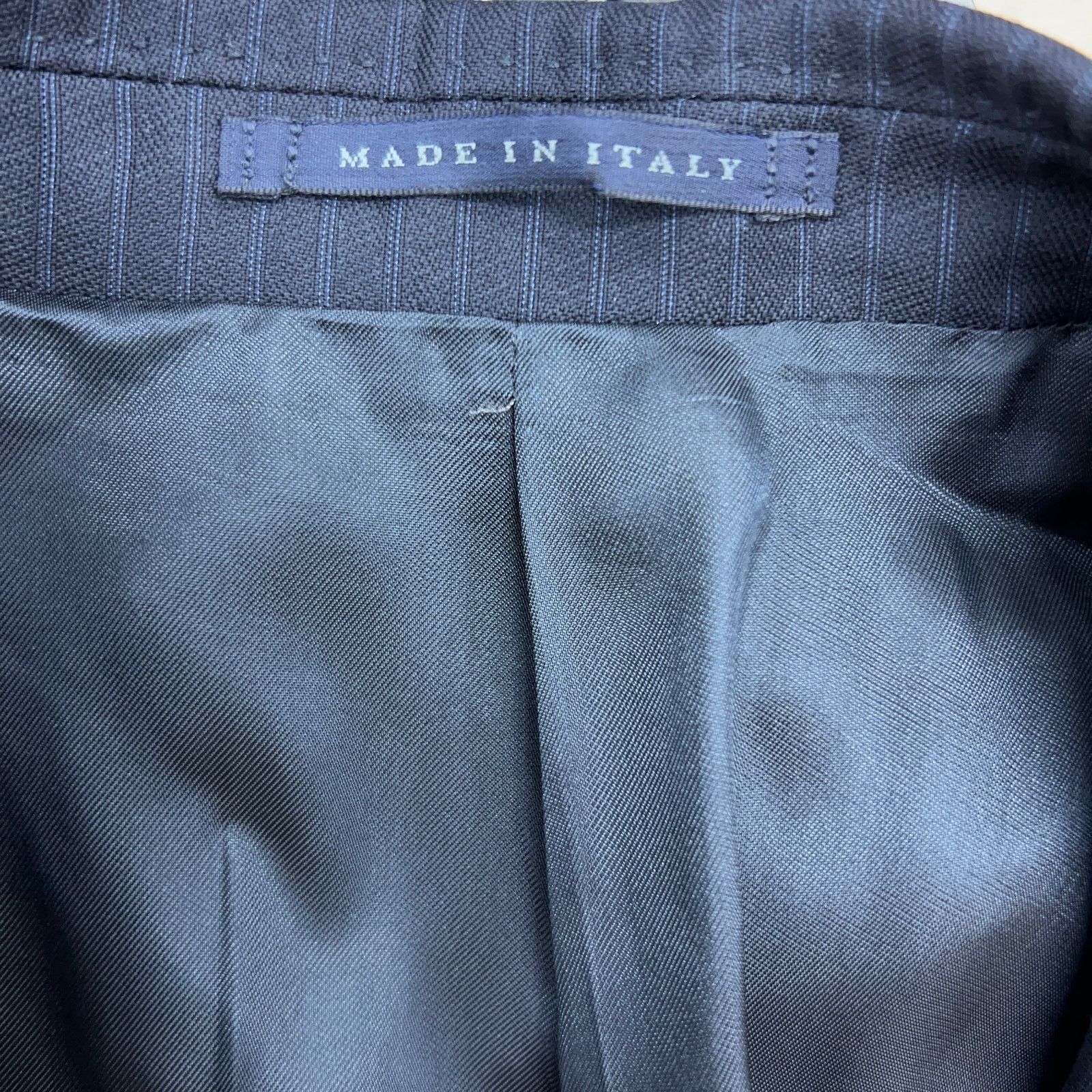 Lubiam Lubiam LBM 1911 Size 44L Suit Drop 5 Pinstripe *TINY FLAW Size 44L - 21 Thumbnail