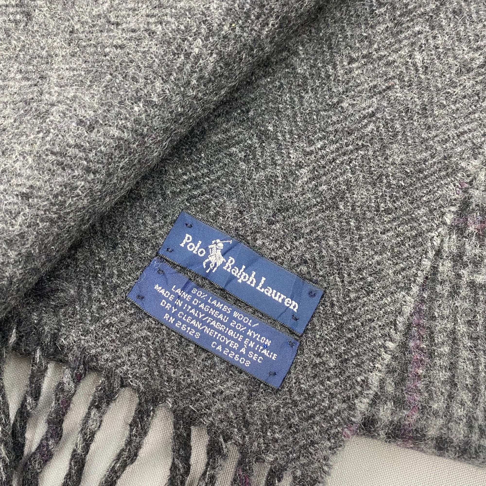 Polo Ralph Lauren Vintage Polo Ralph Lauren Scarf Muffler Wool Plaid Scarves Size ONE SIZE - 4 Thumbnail