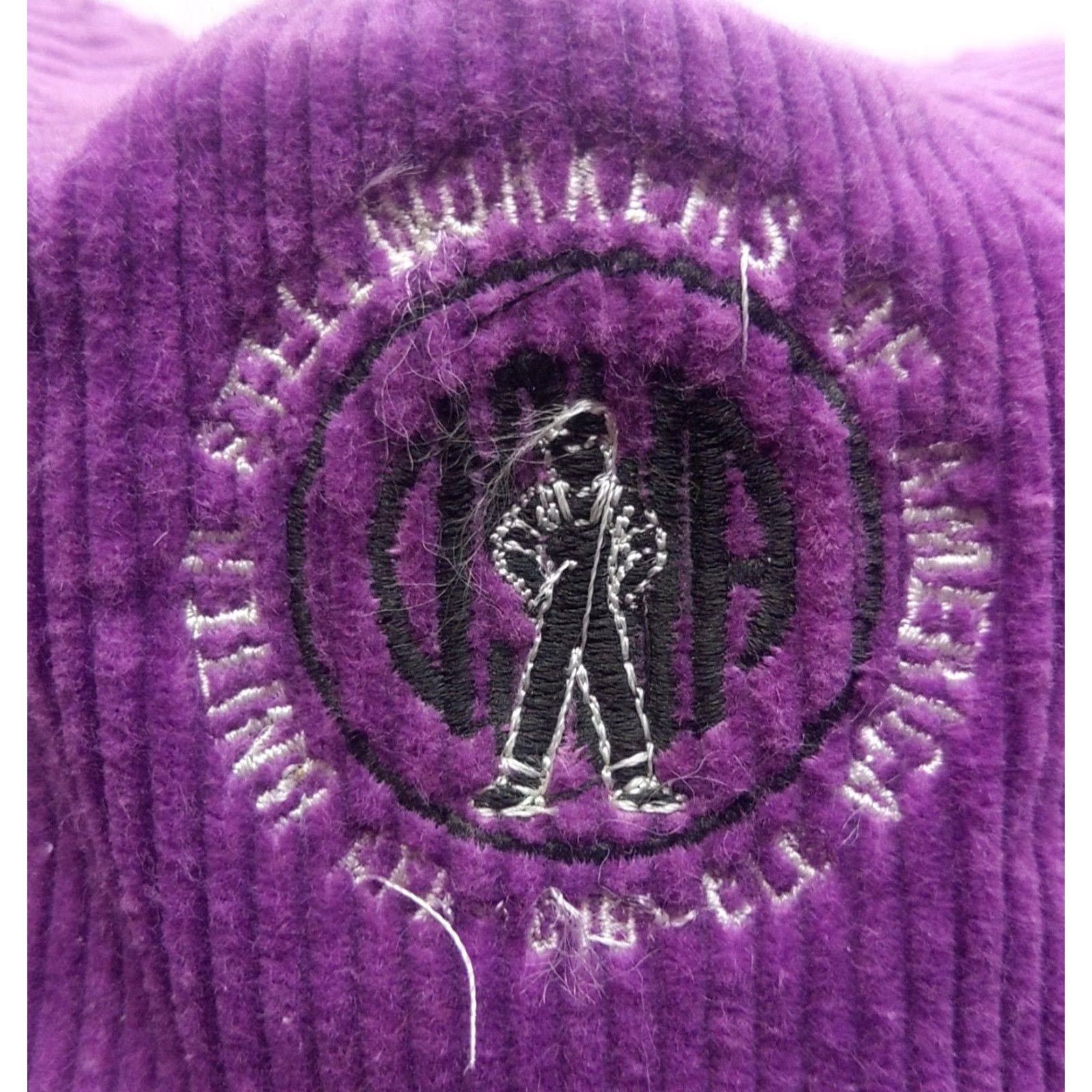 Vintage VINTAGE United Steel Workers Of America Logo Corduroy Purple Snapback Trucker Hat Size ONE SIZE - 2 Thumbnail
