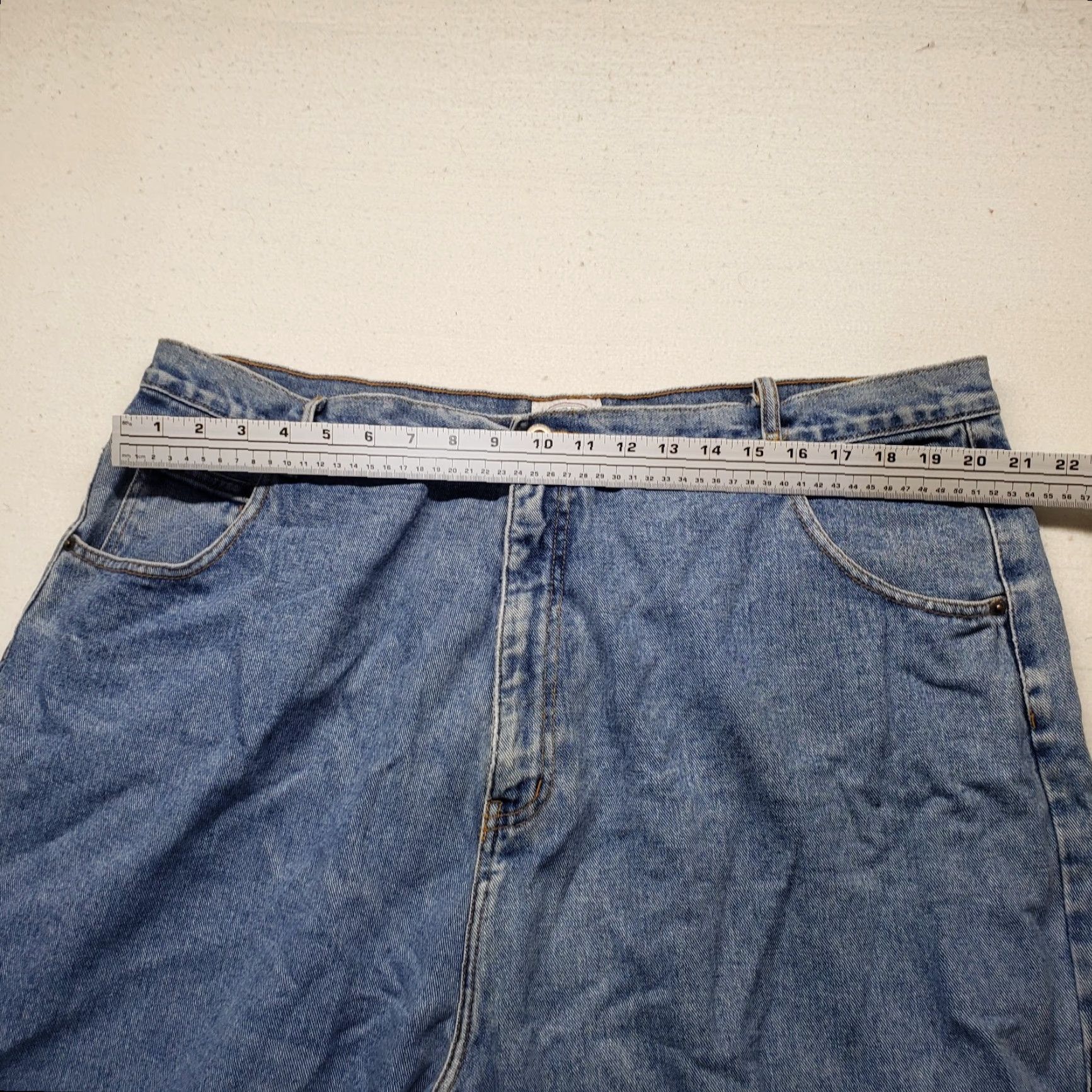 Vintage Carolina Blues Jeans Capri Denim Woman Plus Size 26W Blue Capri Pants Size 26" / US 2 / IT 38 - 4 Thumbnail