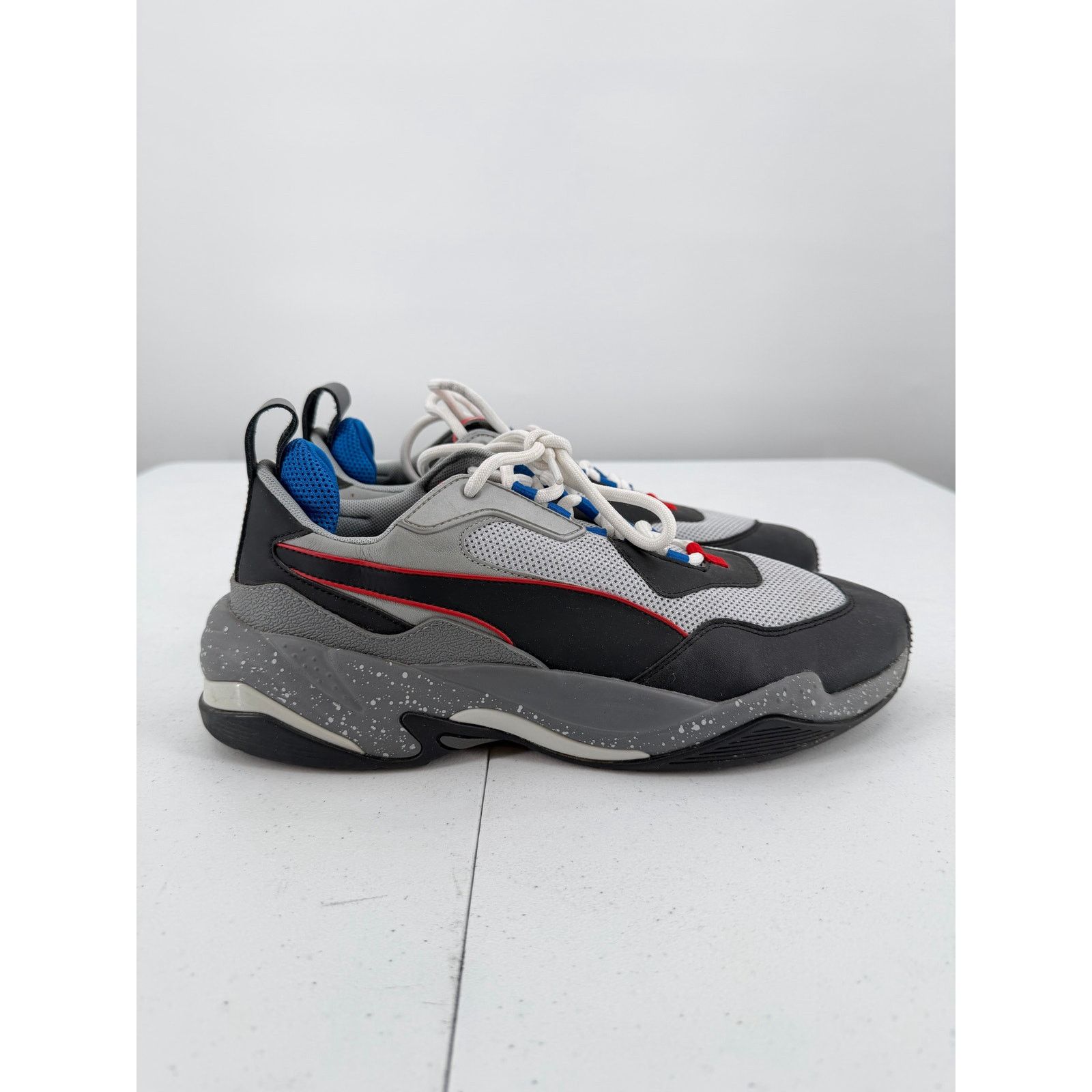 Puma Puma Men's Thunder Electric Gray Blue Low-Top Sneakers 10 Size US 10 / EU 43 - 1 Thumbnail