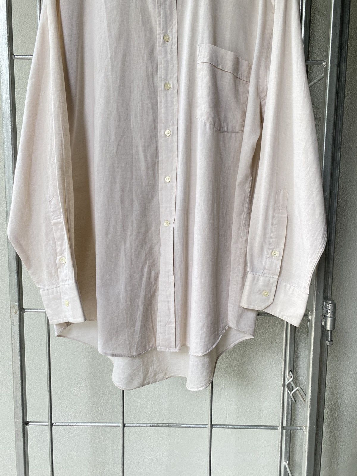 Balenciaga Balenciaga old rose long sleeve shirt Size US L / EU 52-54 / 3 - 11 Thumbnail