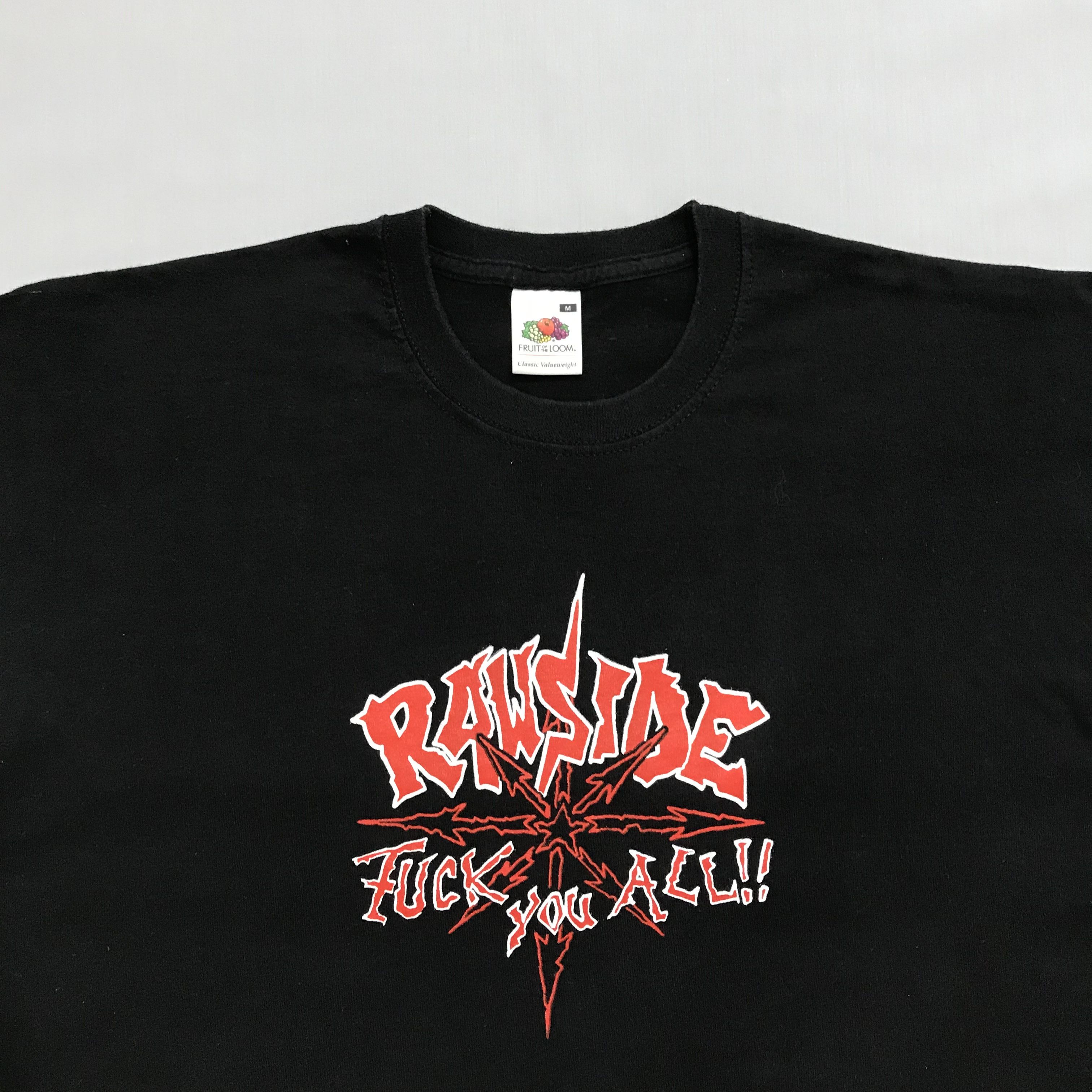 Band Tees RAWSIDE 2005 Vintage T-Shirt Hardcore Punk Band Tee 90s Size US M / EU 48-50 / 2 - 3 Thumbnail
