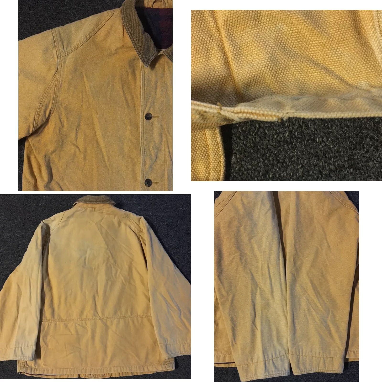 Eddie Bauer Vtg 90s Eddie Bauer Faded Flannel Lined Chore Jacket XXL Work Trucker Grunge 80s Size US XXL / EU 58 / 5 - 8 Thumbnail