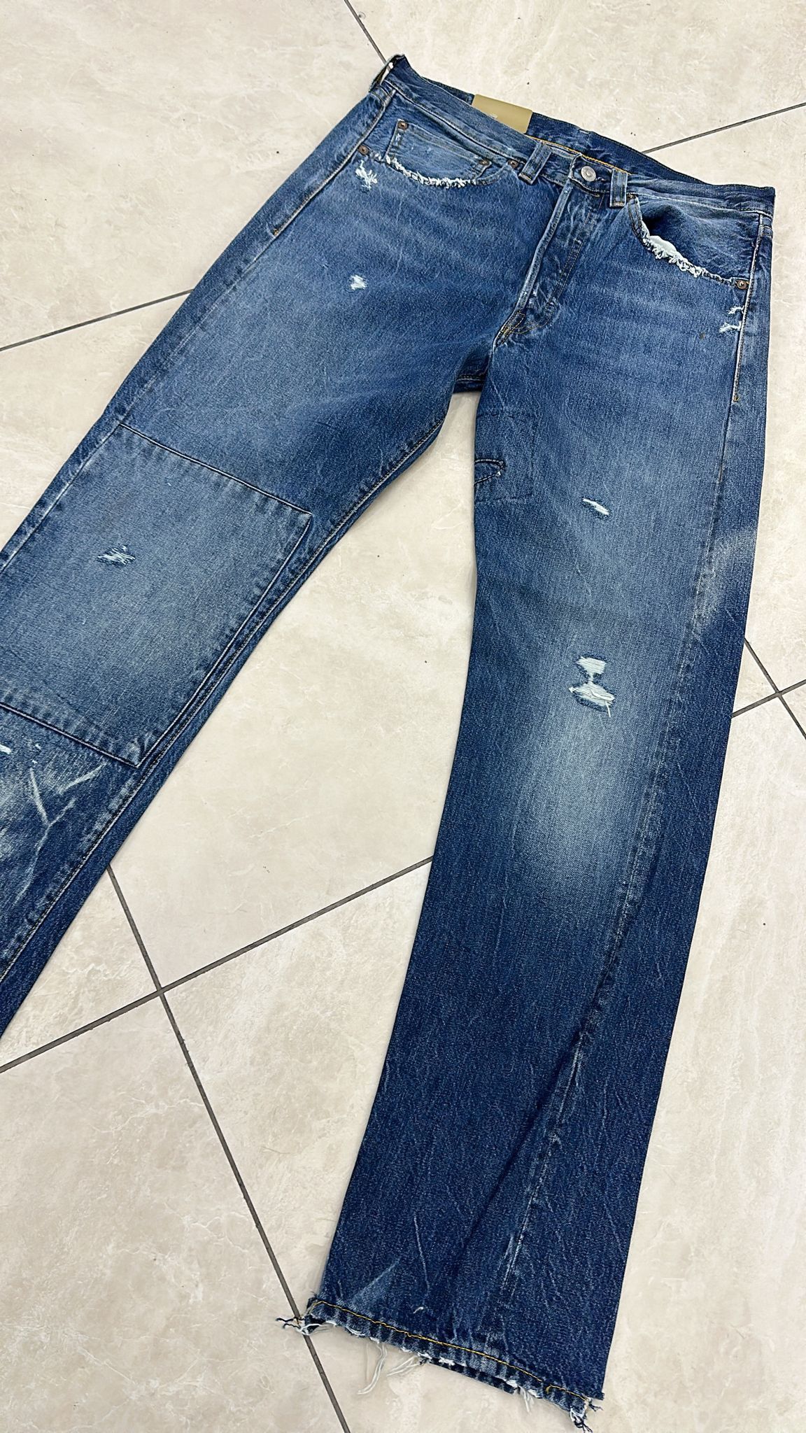 Levi's Vintage Clothing LVC Levi's Vintage Clothing 1947 501XX BigE Selvedge Jeans Size US 32 / EU 48 - 6 Thumbnail