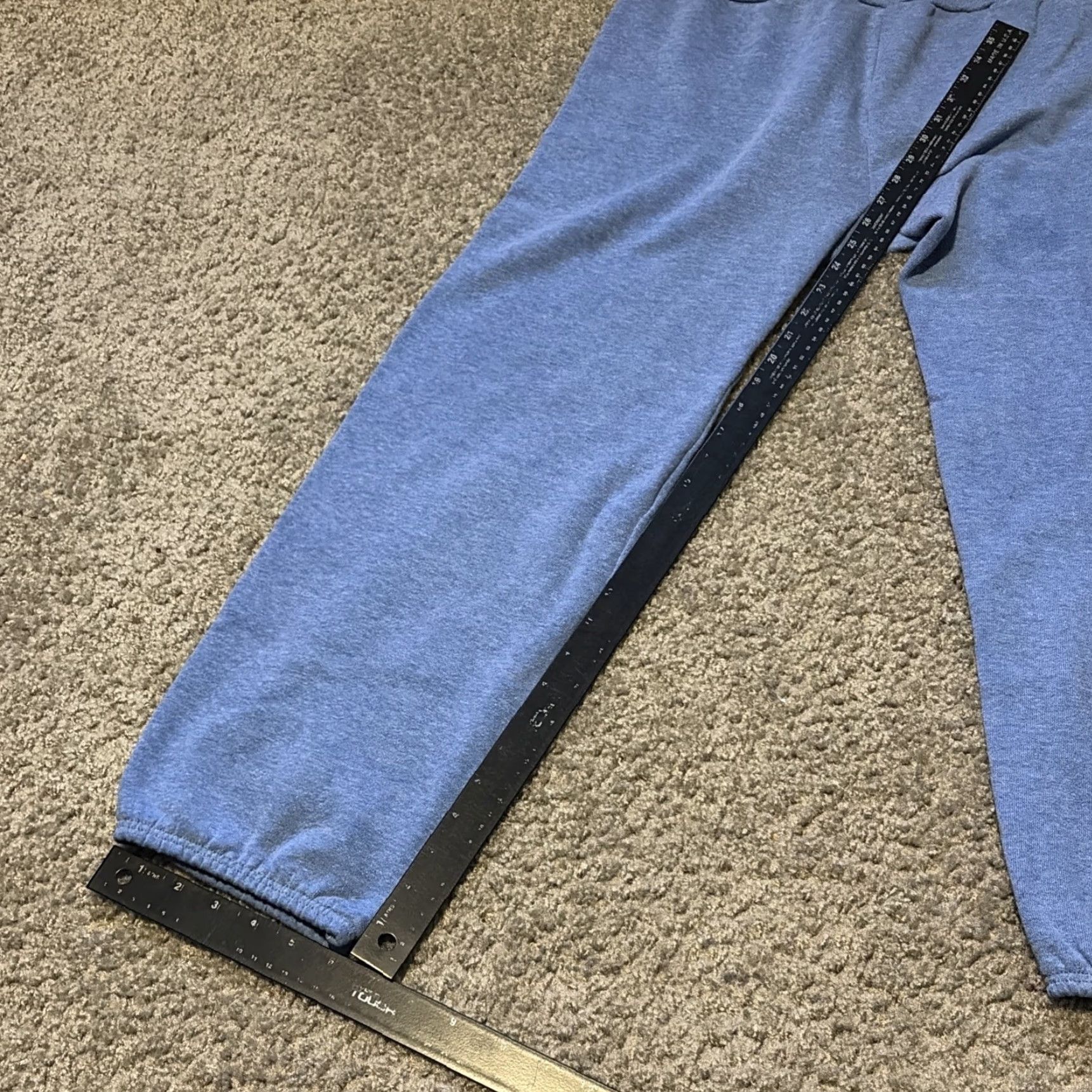 Vintage VINTAGE Sportswear Light Blue Sweatpants 50/50 Cotton Polyester Large Men Regular Pants Activewear 1970s Size US 33 - 3 Thumbnail