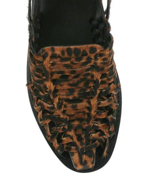 Saint Laurent Paris o1bcso1str0724 Deo Sandals in Leopard Size US 8 / EU 41 - 4 Thumbnail