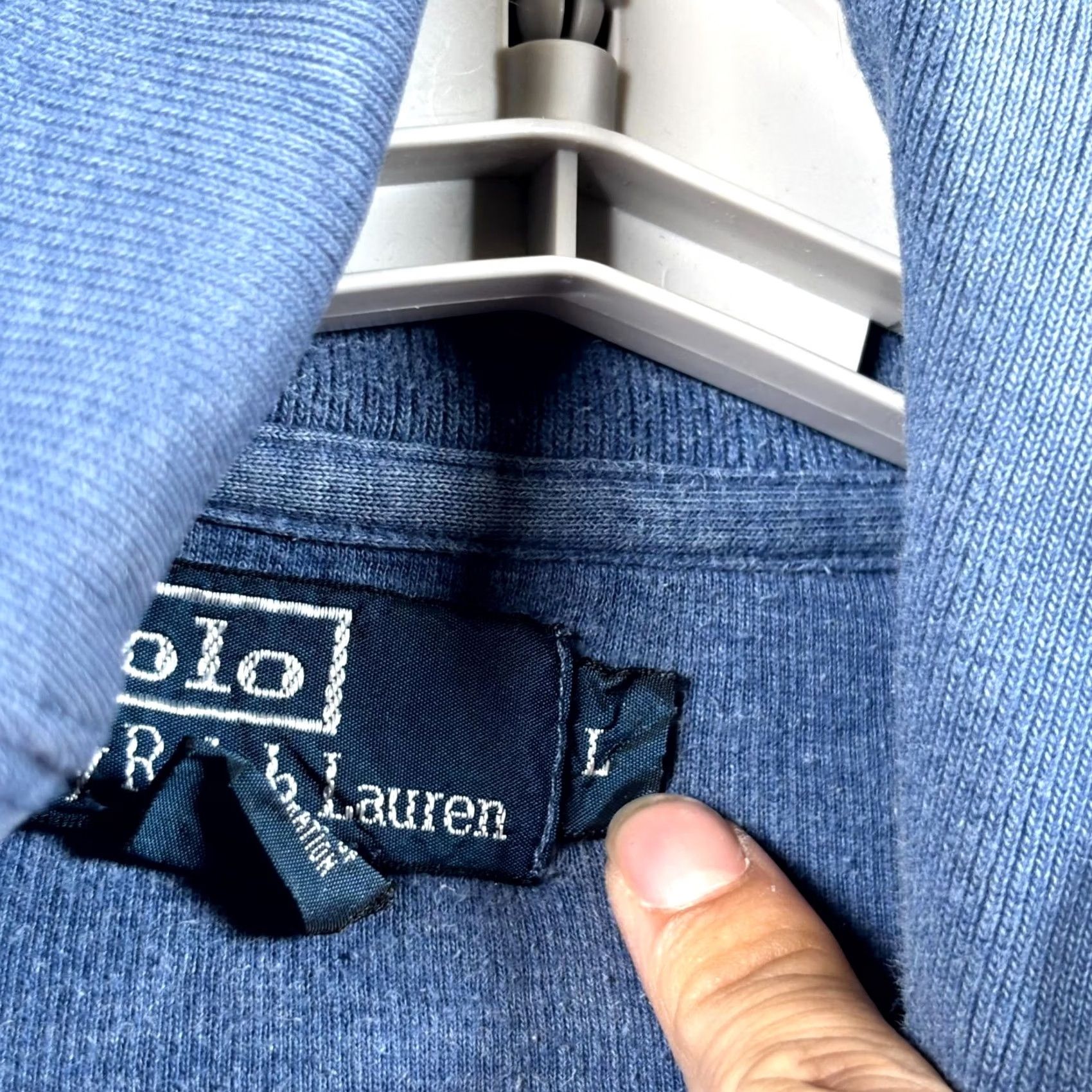 Polo Ralph Lauren Polo Ralph Lauren Sweater Men L Blue Cotton Preppy Business Winter Size US L / EU 52-54 / 3 - 7 Thumbnail