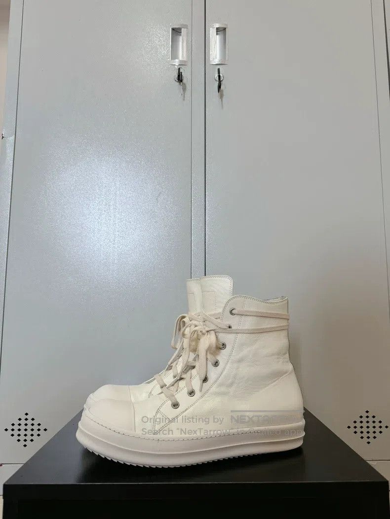 Rick Owens Rick Owens Top-tier milk ivory cowhide Converse Size US 9 / EU 42 - 1 Thumbnail