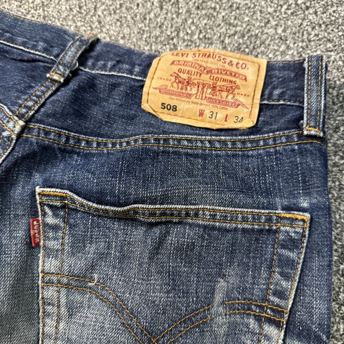Levi's Vintage Clothing 🔥🇯🇵 Vintage 90s Japanese Levis 508 Dark Jeans Size US 31 - 7 Thumbnail