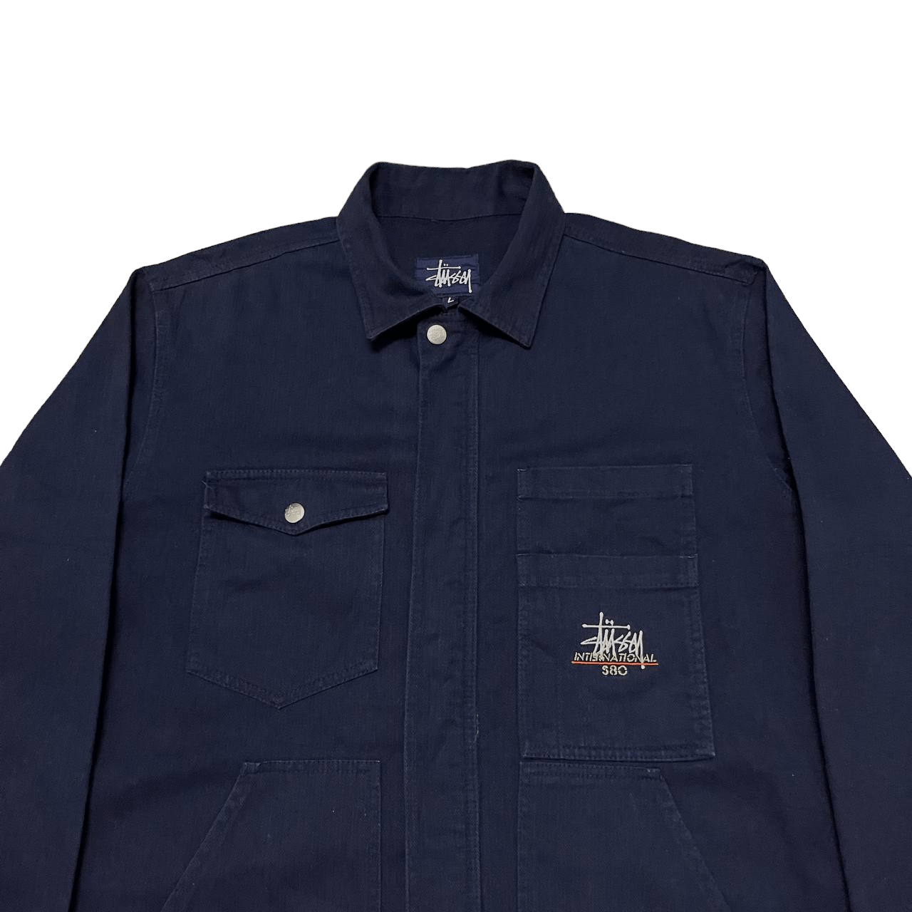 Stussy Vintage Stussy International S80 Zipper Chore Jacket Size US L / EU 52-54 / 3 - 2 Thumbnail