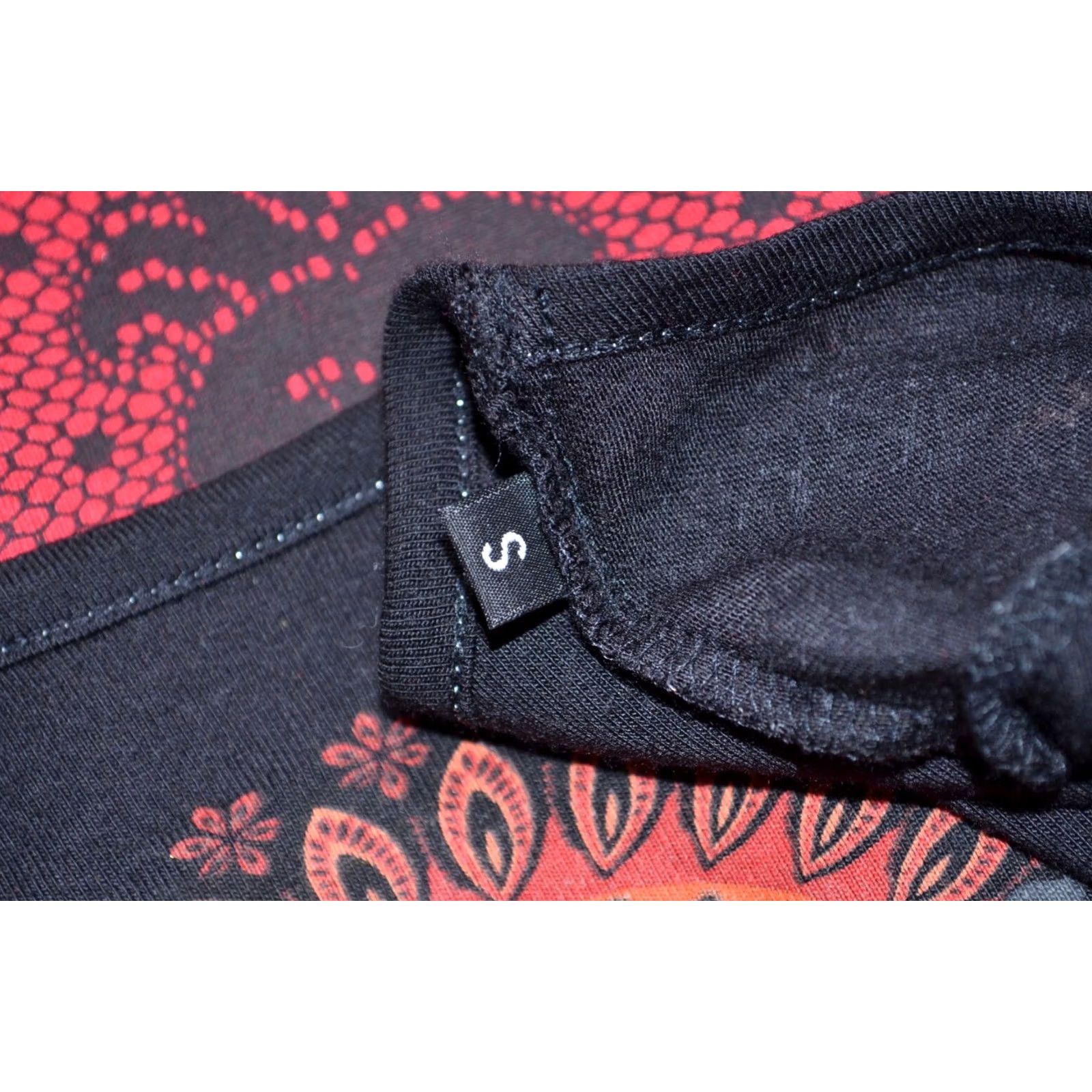 Desigual Desigual Dress Short Sleeve A-Line Womens Size S Black Floral Knee Length Casual Party/Cocktail Womens Size 28" / US 6 / IT 42 - 6 Thumbnail