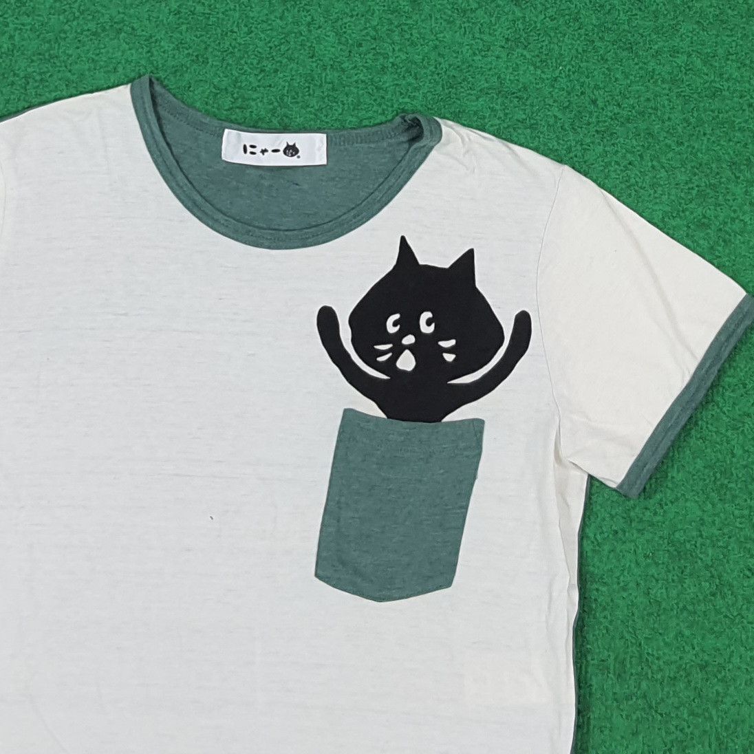 Ne-Net Vintage Ne-Net By Issey Miyake Pocket Tshirt C299N59 Size US S / EU 44-46 / 1 - 2 Thumbnail