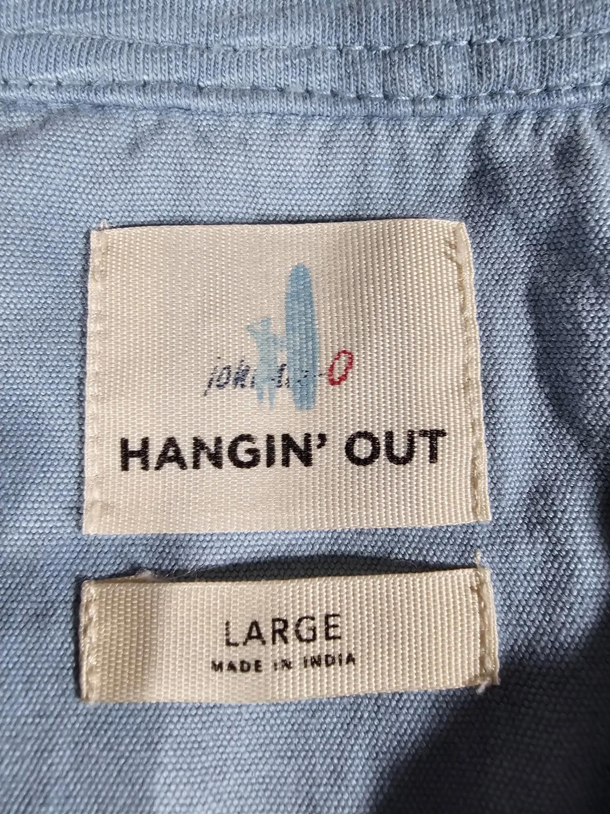 johnnie-O Johnnie O Blue Short Sleeve Golf Casual Open Polo Mens Sz L Size US L / EU 52-54 / 3 - 3 Thumbnail