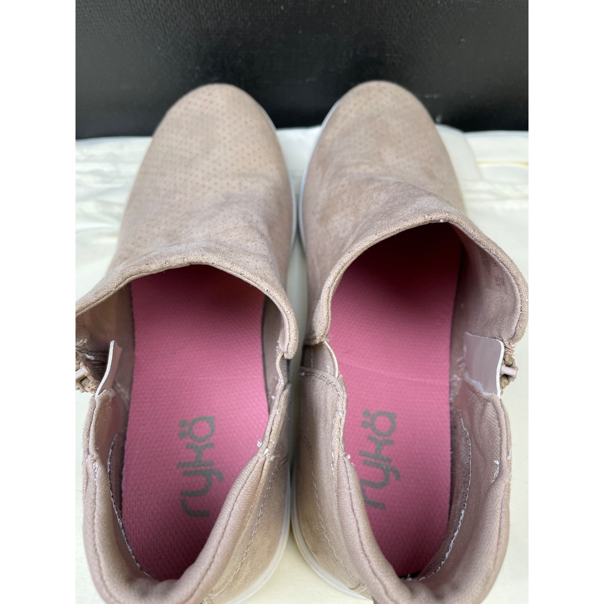 Other Ryka Womens Tan Suede Ankle Boots Shoes Zipper Side Size 9M Size US 9 / IT 39 - 6 Thumbnail