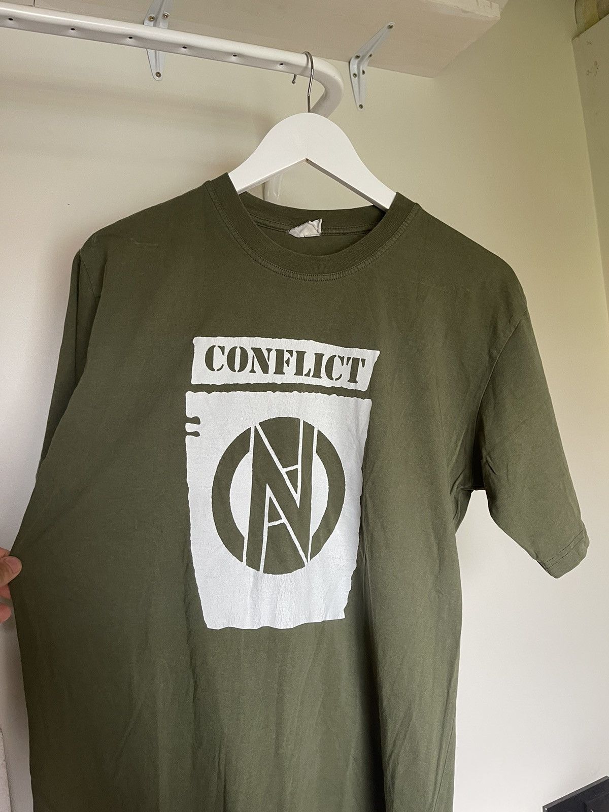 Band Tees × Vintage Vintage Conflict Band Punk T-shirt Size US M / EU 48-50 / 2 - 1 Thumbnail