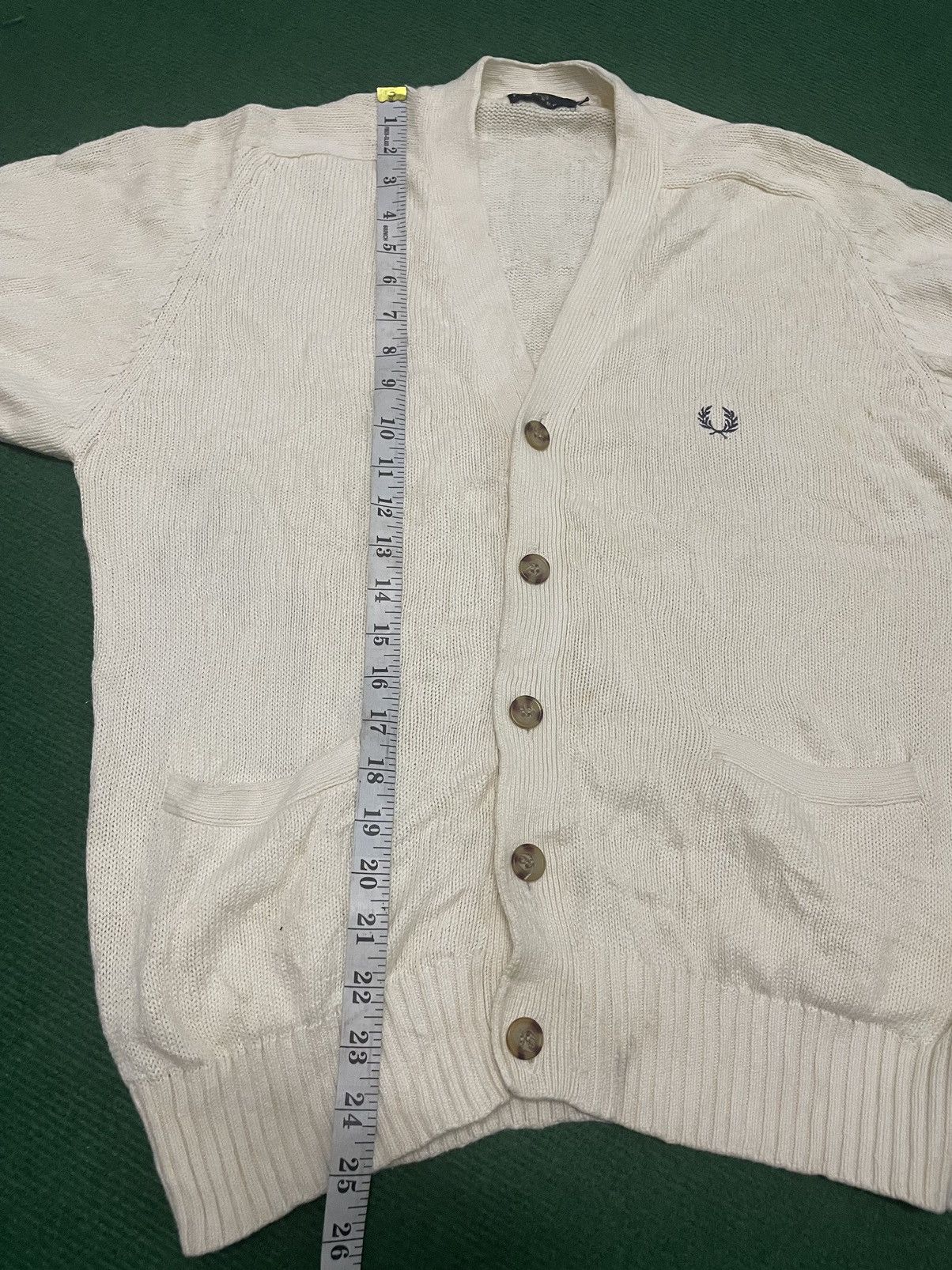 Fred Perry Vintage Fred Perry Cardigan Knitwear Size US M / EU 48-50 / 2 - 9 Thumbnail