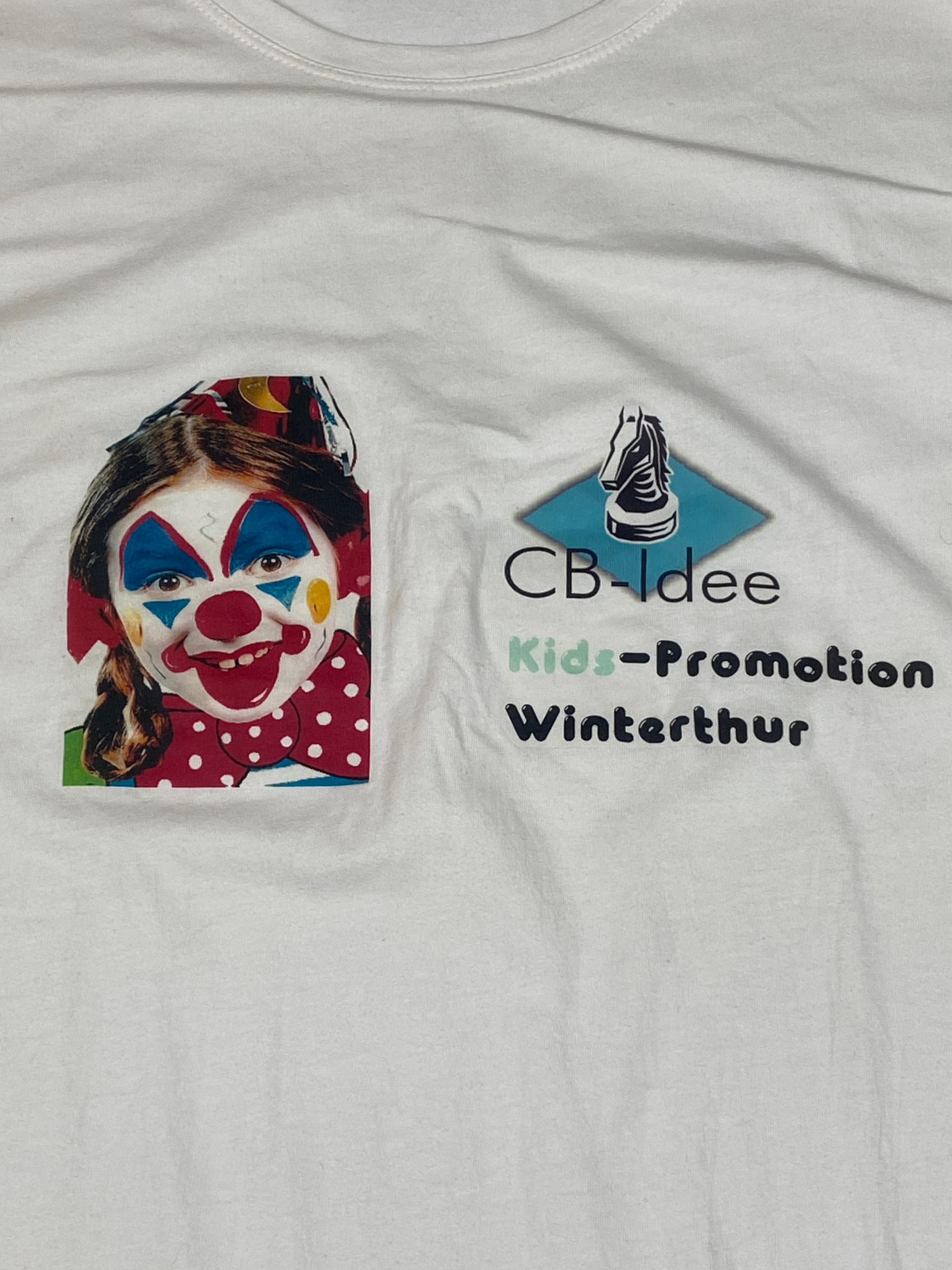 Other Vintage Switcher Funny Clown Kid White Longsleeve M696 Size US XL / EU 56 / 4 - 4 Thumbnail