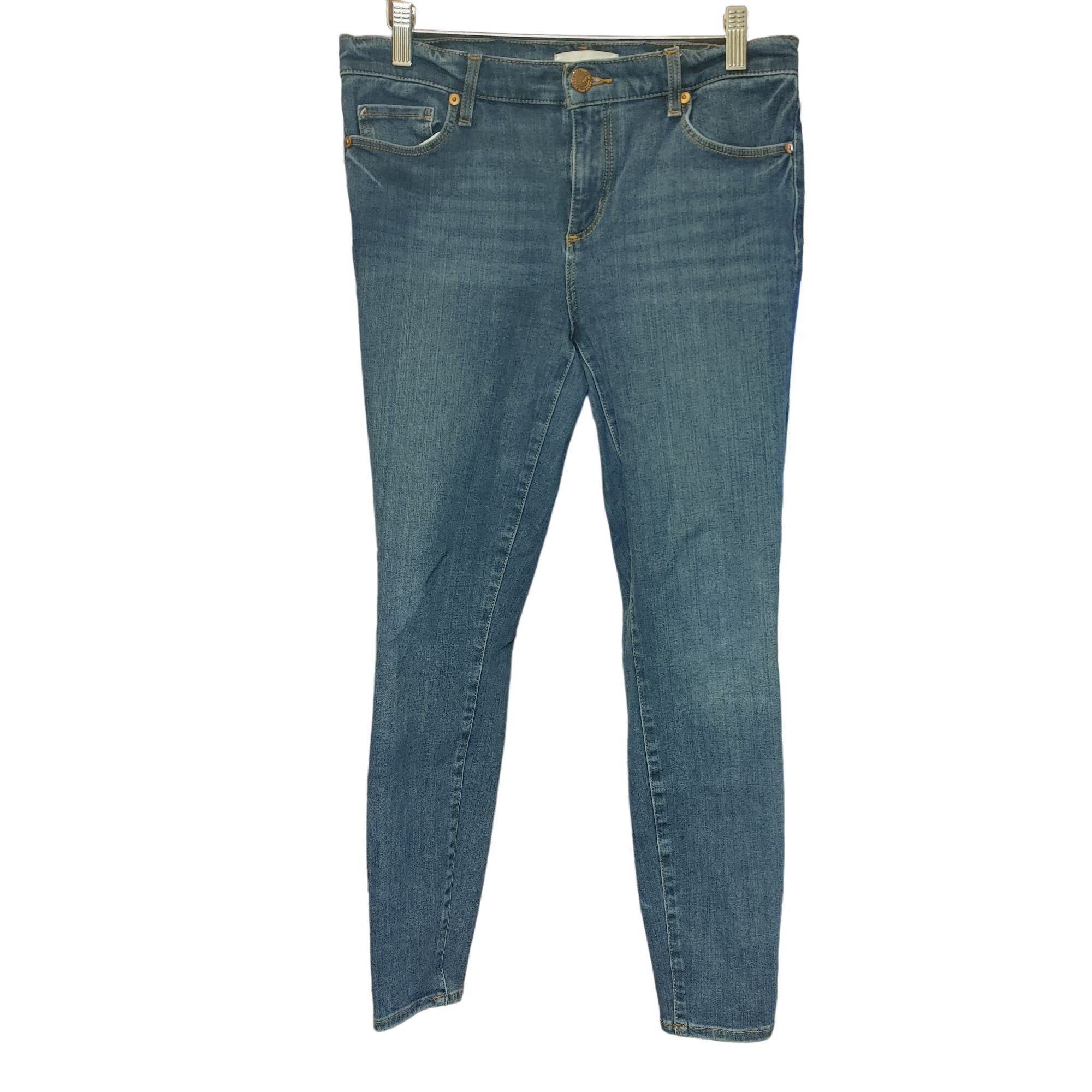 Loft LOFT Women's Blue Denim Skinny Jean Leggings Size 8 Size 30" / US 8 / IT 44 - 1 Thumbnail
