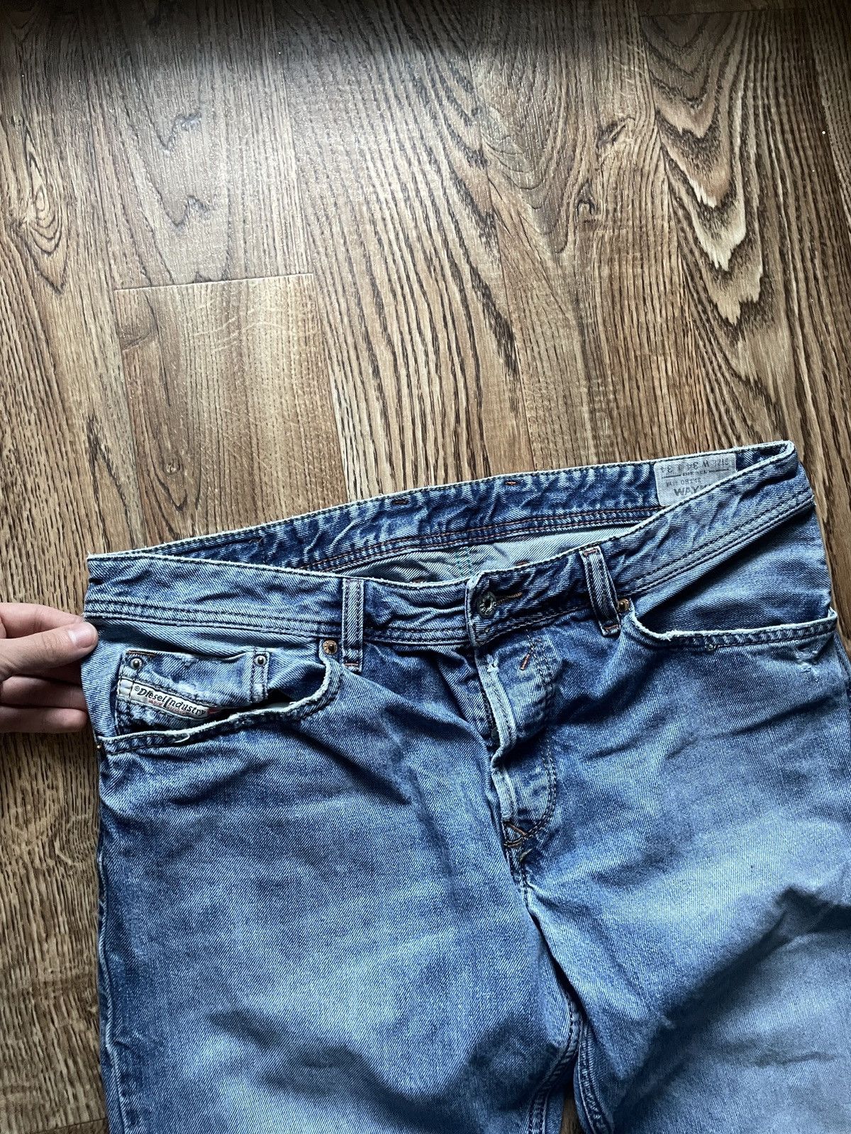 Diesel Vintage Y2K Diesel Waykee Wide Leg Jeans Size US 34 / EU 50 - 5 Thumbnail