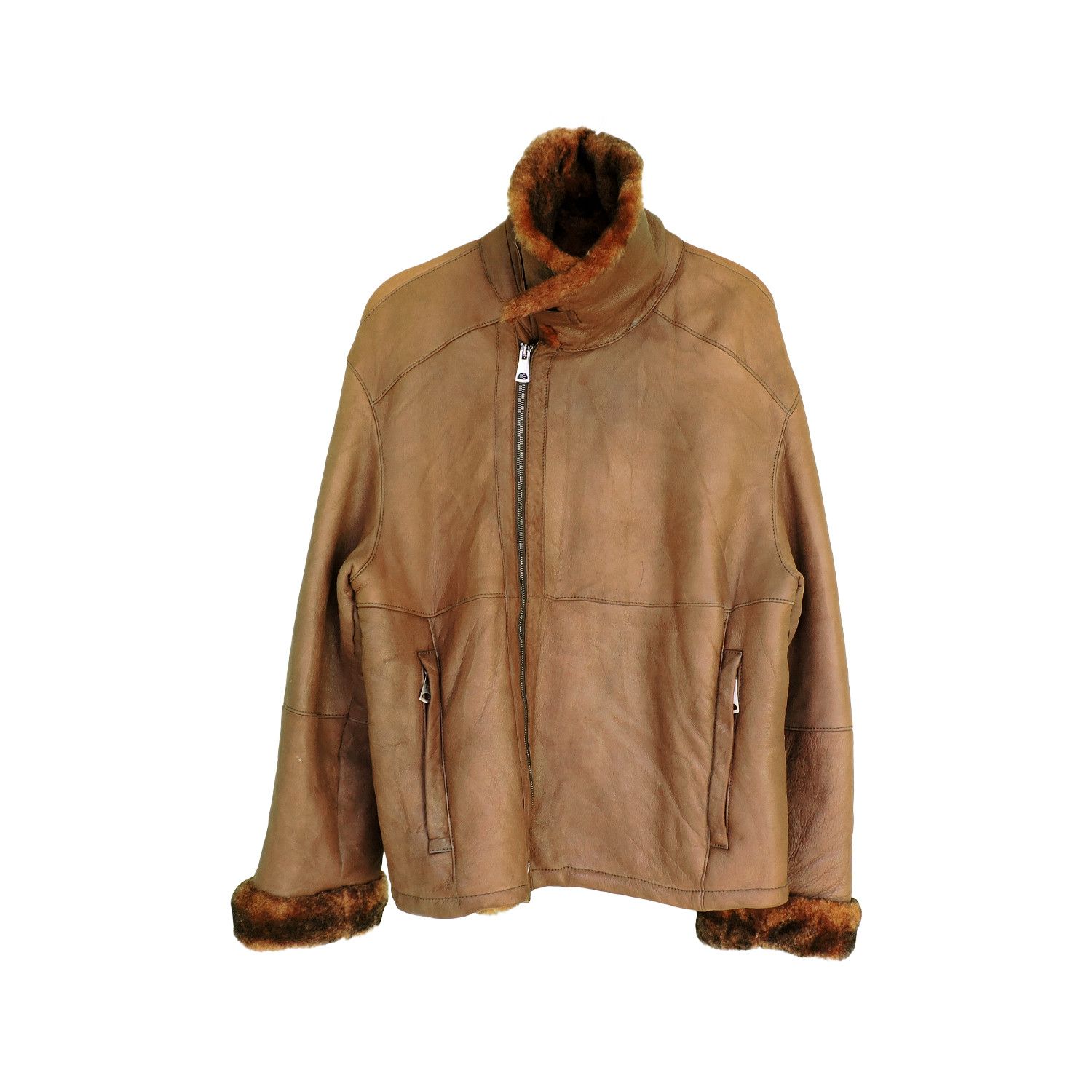 Giorgio Armani Giorgio Armani Shearling Leather Jacket Size US M / EU 48-50 / 2 - 2 Thumbnail