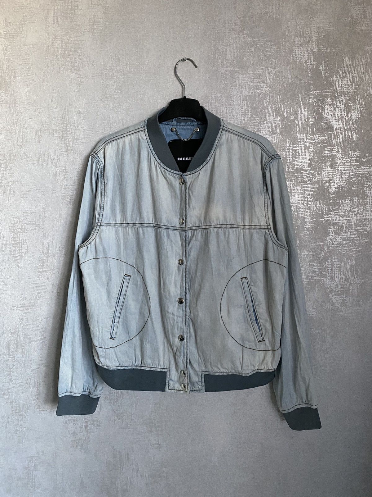 💥FAST SALE💥VINTAGE Y2K DIESEL FADED BOMBER JACKET