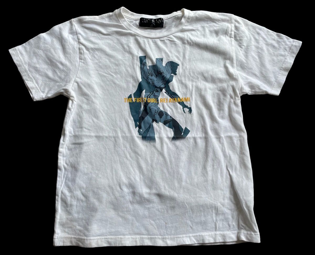 image of Anima x Vintage Evangelion Japanese Animeted Series in White, Men's (Size Small)